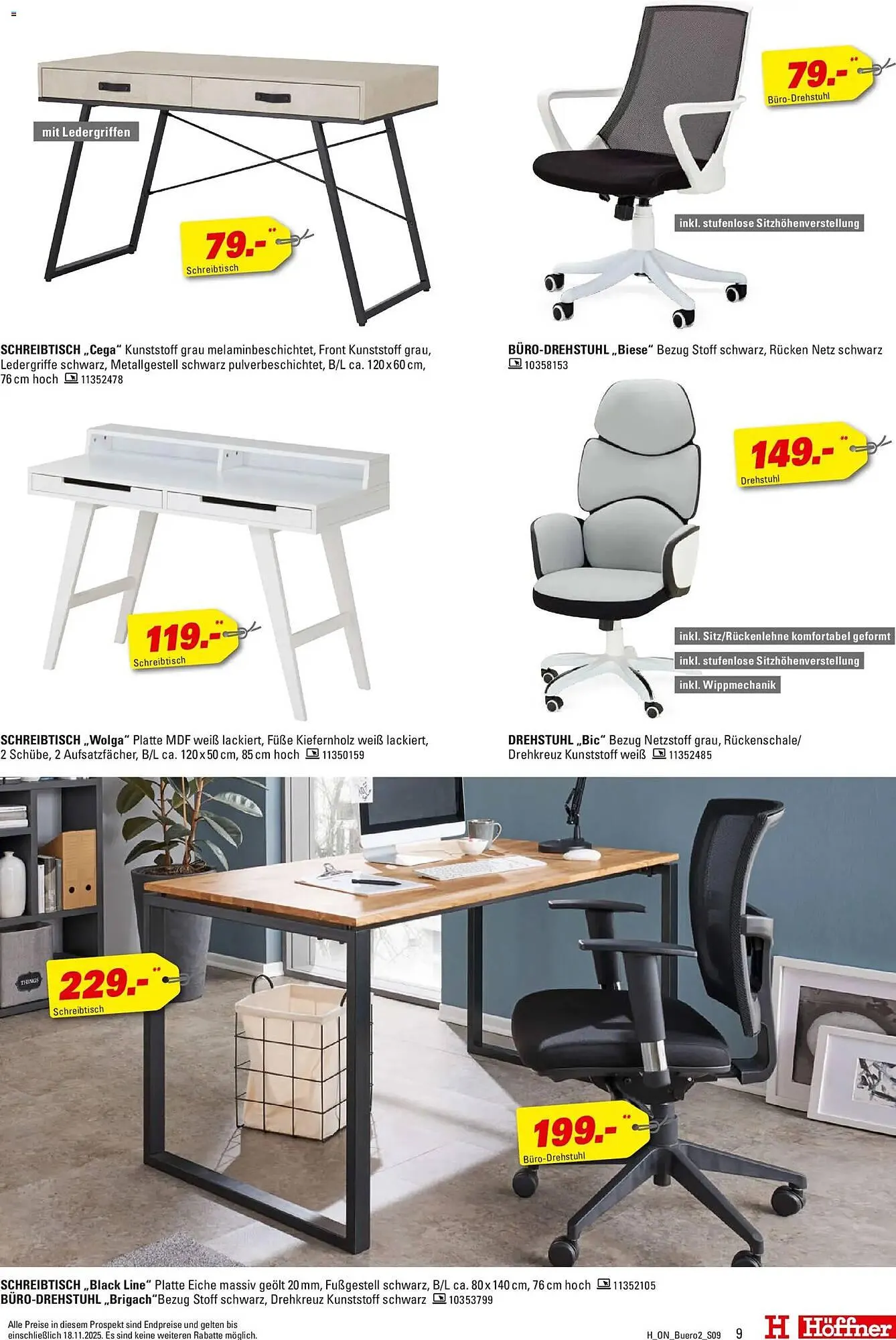 Höffner Prospekt von 12. November bis 18. November 2025 - Prospekt seite 9