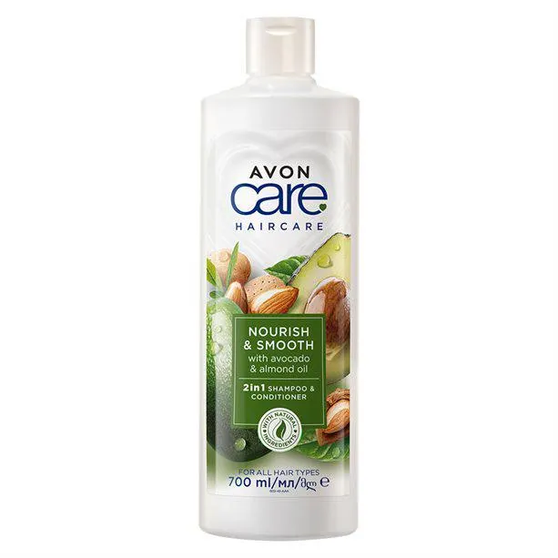 2-in-1 Shampoo & Pflegespülung mit Avocado- & Mandelöl