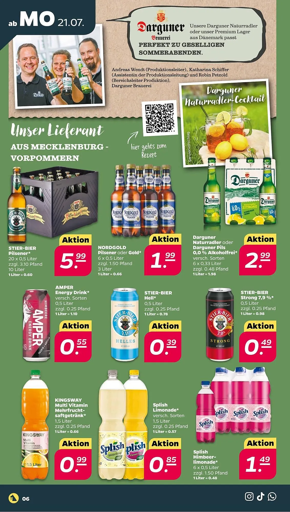 NETTO Prospekt von 21. Juli bis 26. Juli 2025 - Prospekt seite 6
