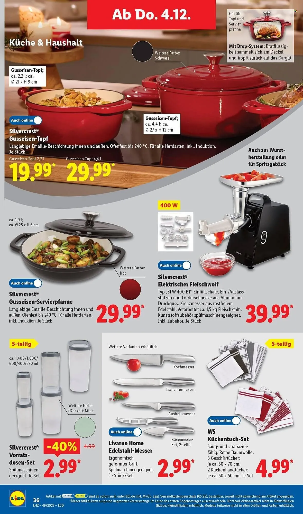 Lidl Prospekt von 1. Dezember bis 6. Dezember 2025 - Prospekt seite 28