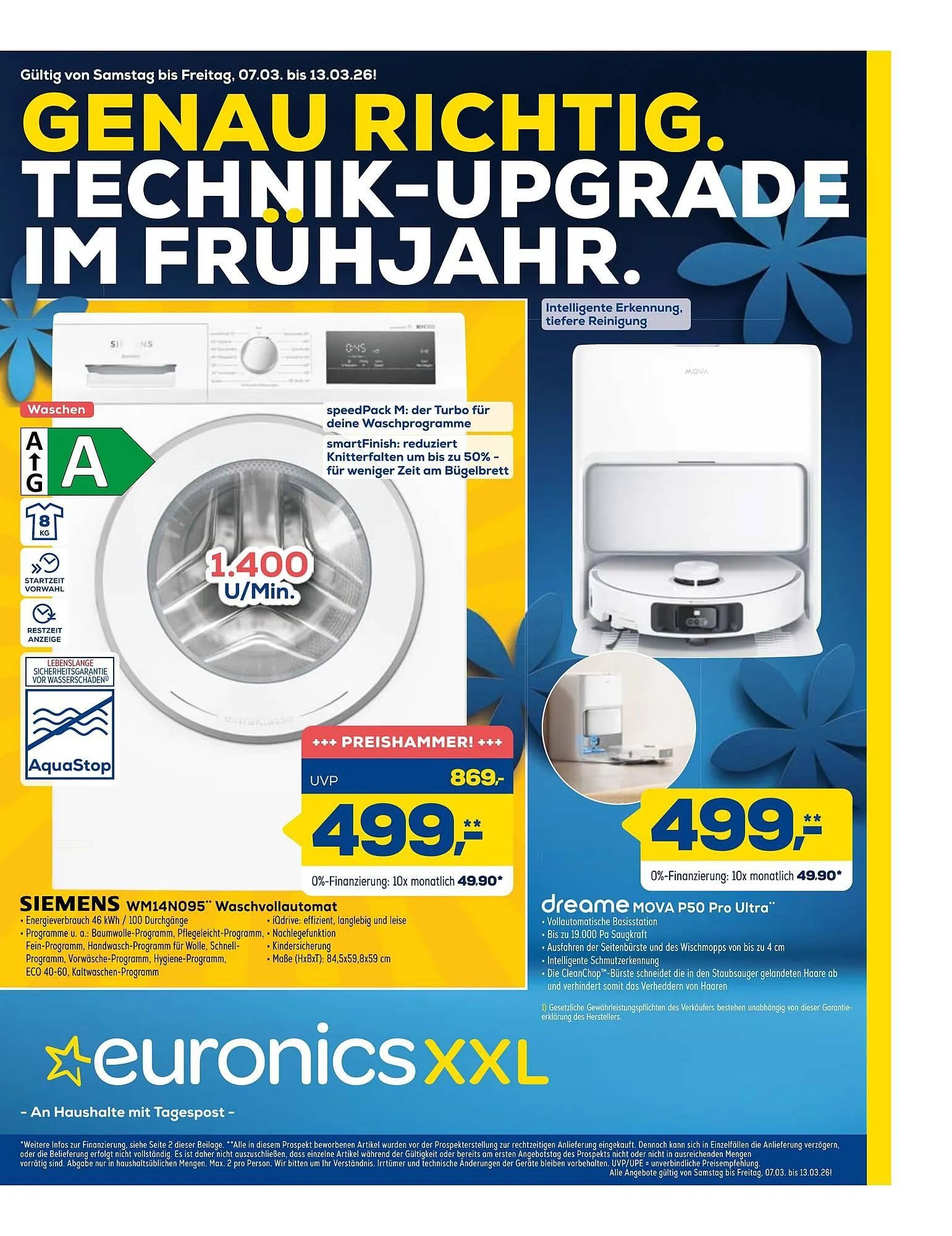 Euronics XXL Prospekt von 7. März bis 13. März 2026 - Prospekt seite 1
