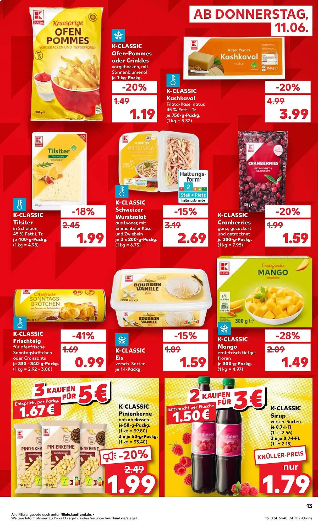 Kaufland Prospekt von 11. Juni bis 17. Juni 2026 - Prospekt seite 13
