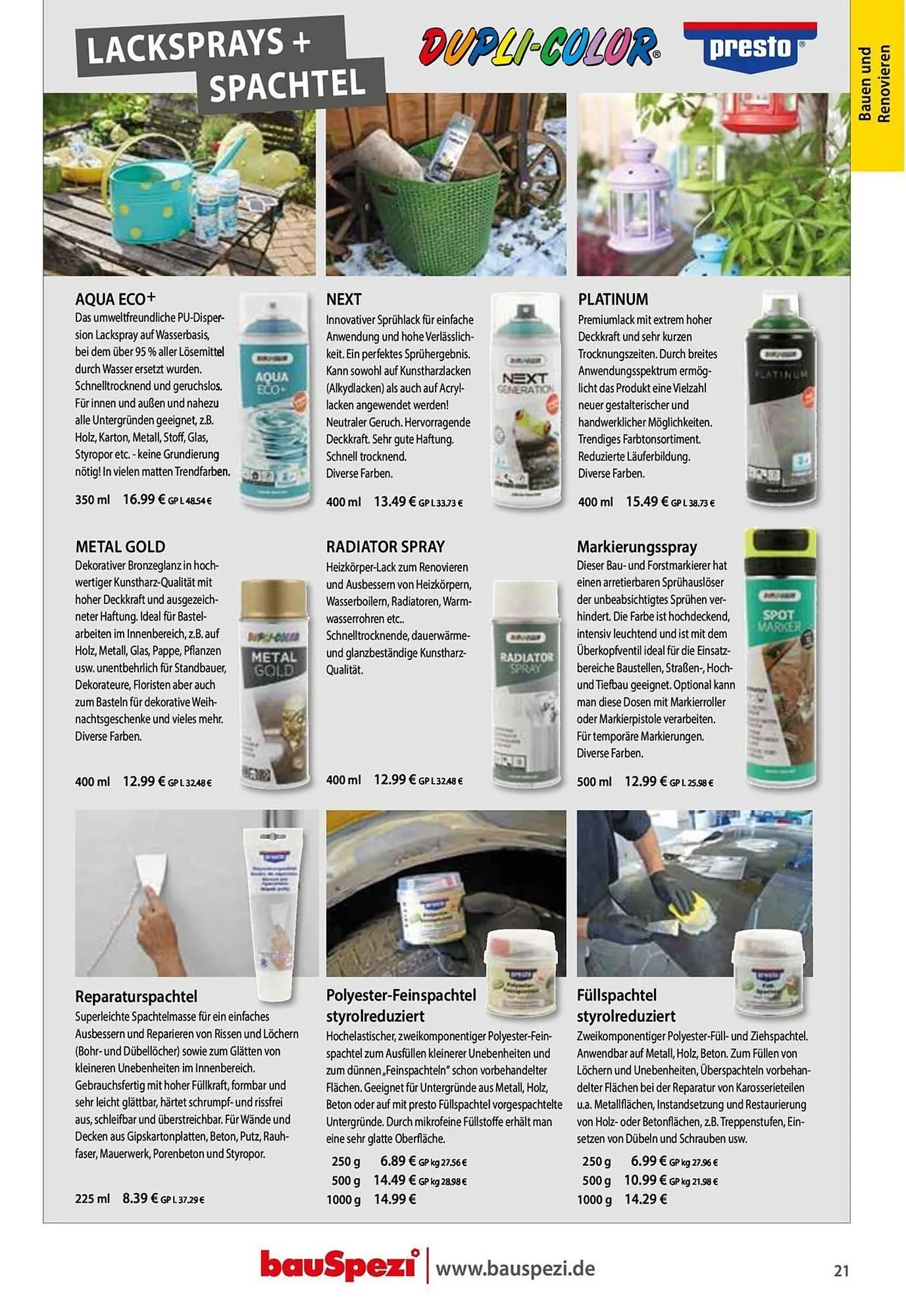 BauSpezi Prospekt von 15. April bis 31. Dezember 2026 - Prospekt seite 23