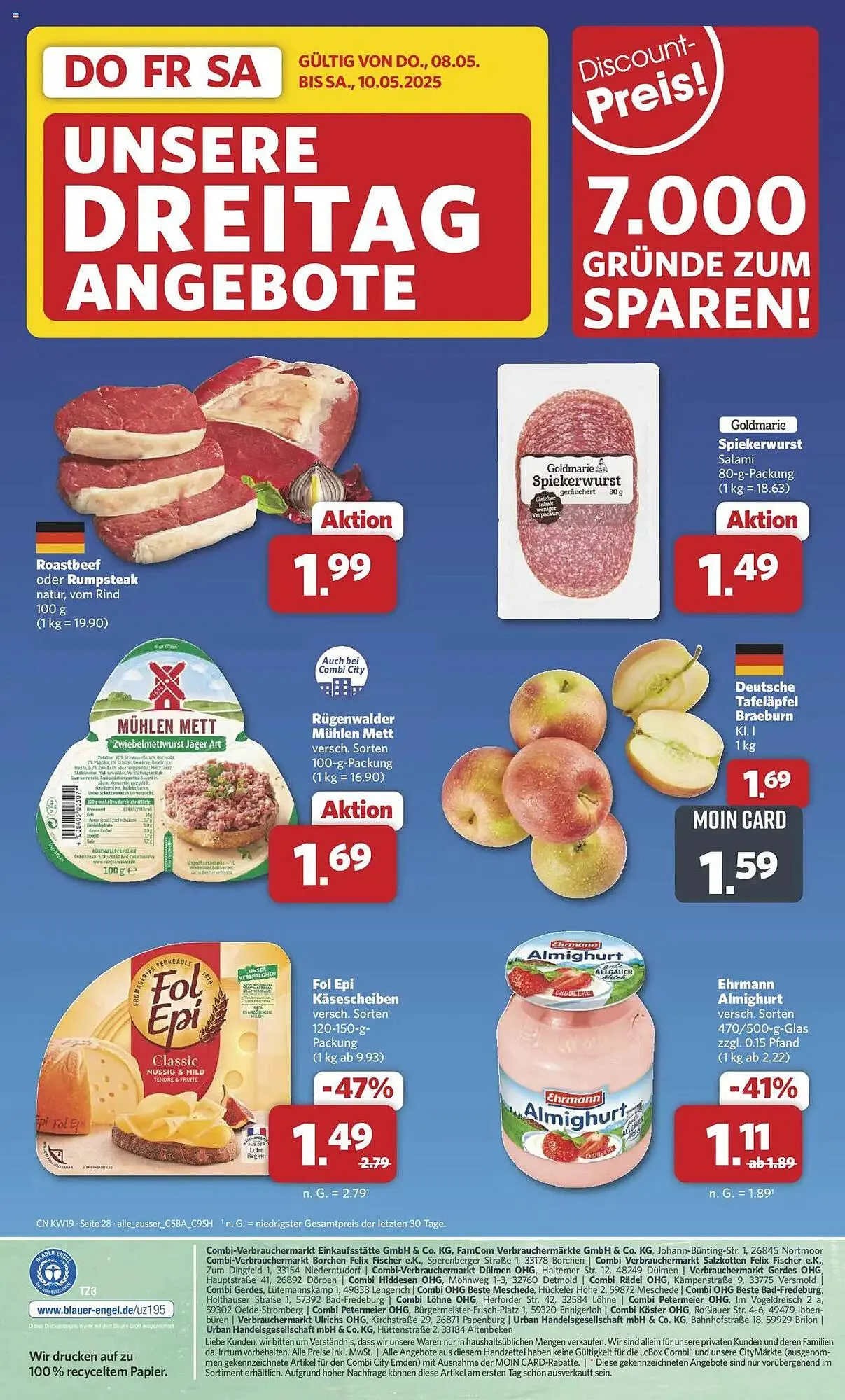 Combi Prospekt von 5. Mai bis 10. Mai 2025 - Prospekt seite 39