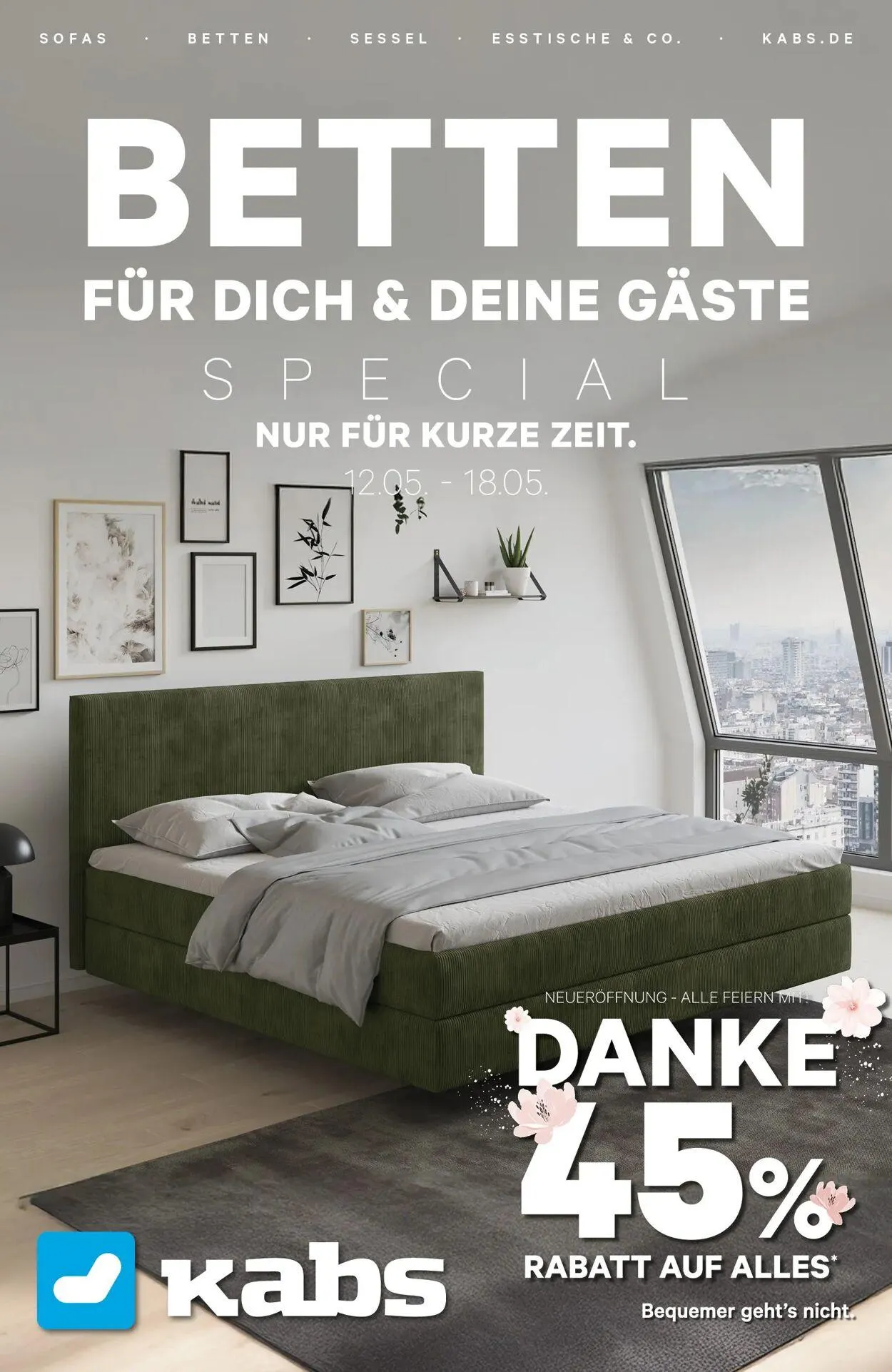 Kabs Aktueller Prospekt von 11. Mai bis 19. Mai 2025 - Prospekt seite 1