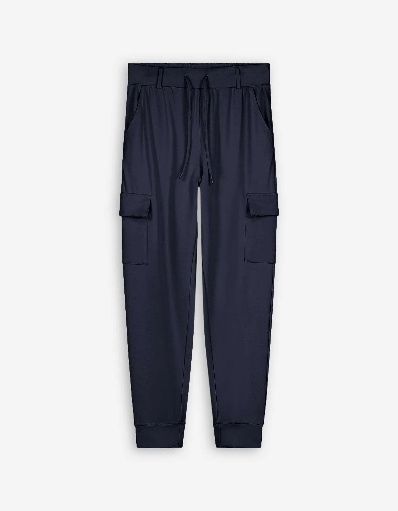Pantaloni da jogging - Tasche applicate - blu scuro