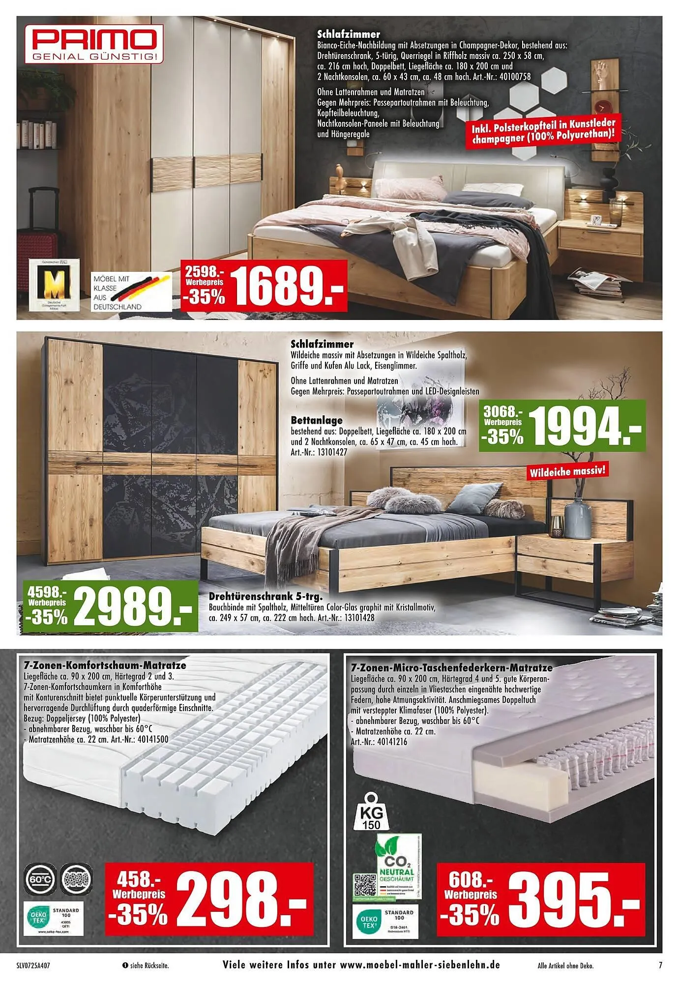 Möbel Mahler Prospekt von 13. August bis 26. August 2025 - Prospekt seite 7