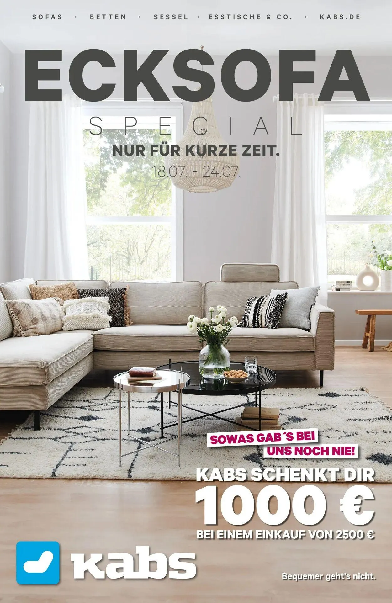 Kabs Aktueller Prospekt von 17. Juli bis 25. Juli 2025 - Prospekt seite 1