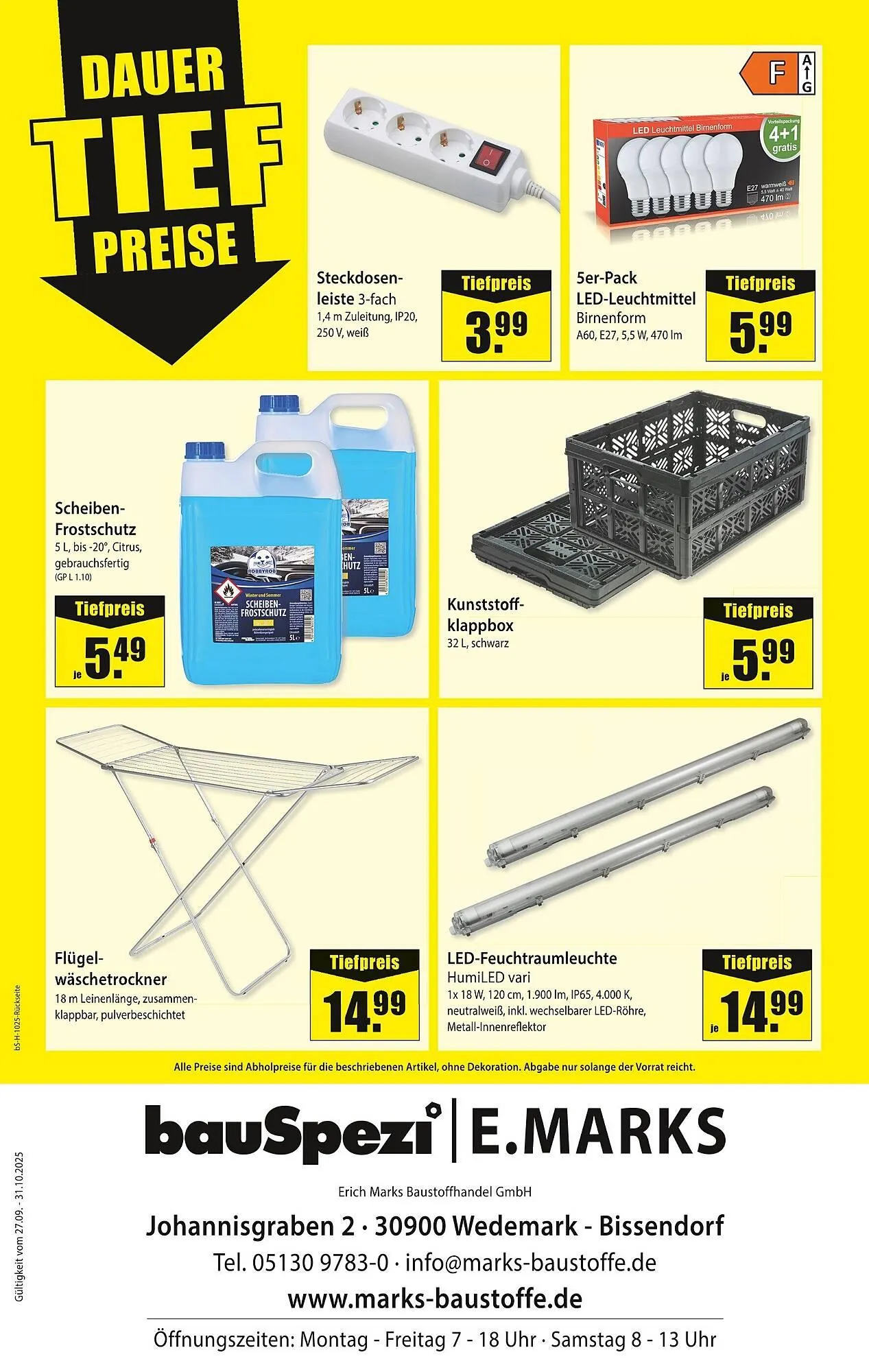 BauSpezi Prospekt von 27. September bis 31. Oktober 2025 - Prospekt seite 6