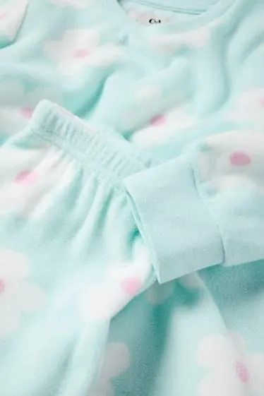 Floral - winter pyjamas - 2 piece