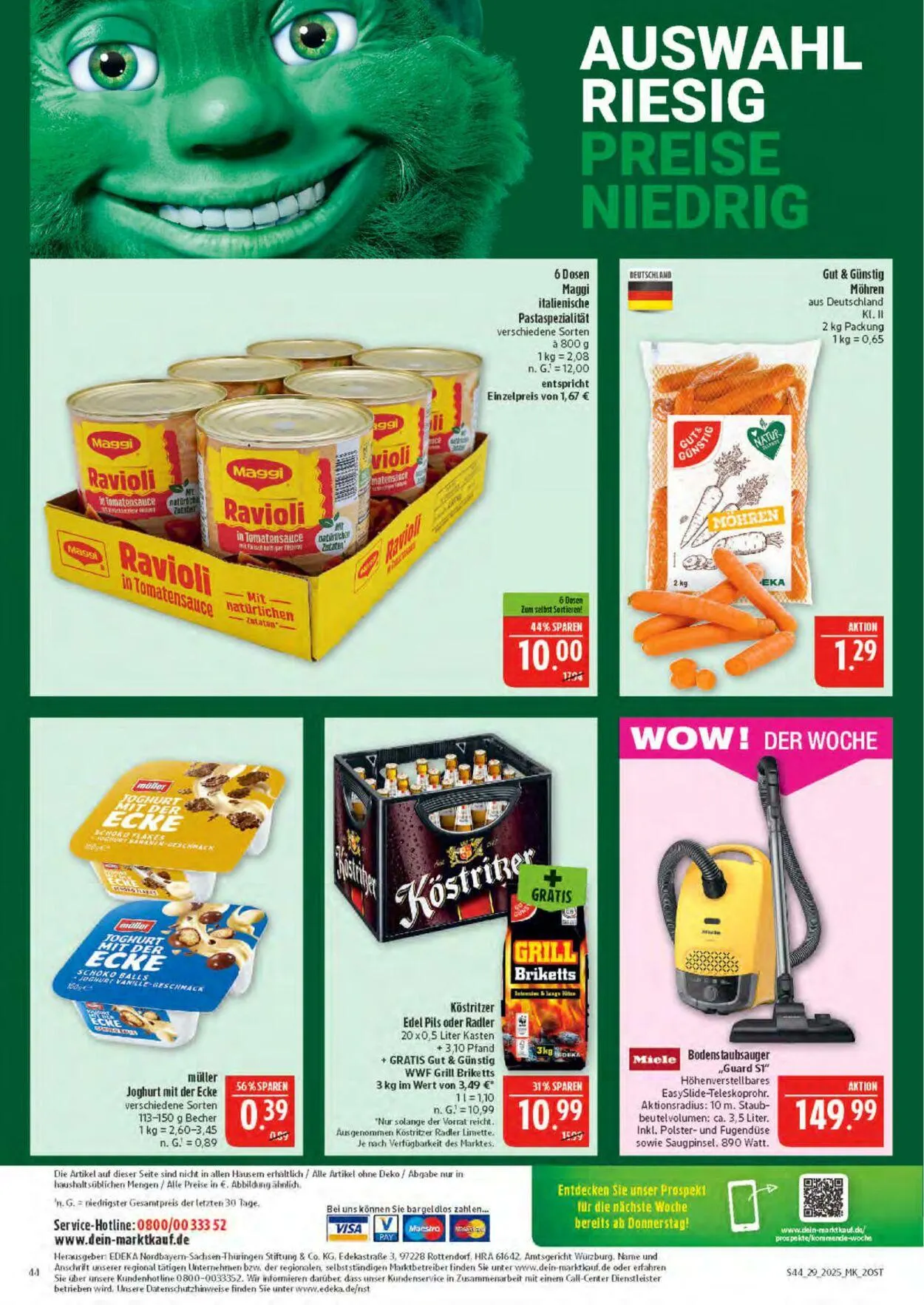 Marktkauf - Döbeln Aktueller Prospekt von 14. Juli bis 19. Juli 2025 - Prospekt seite 44