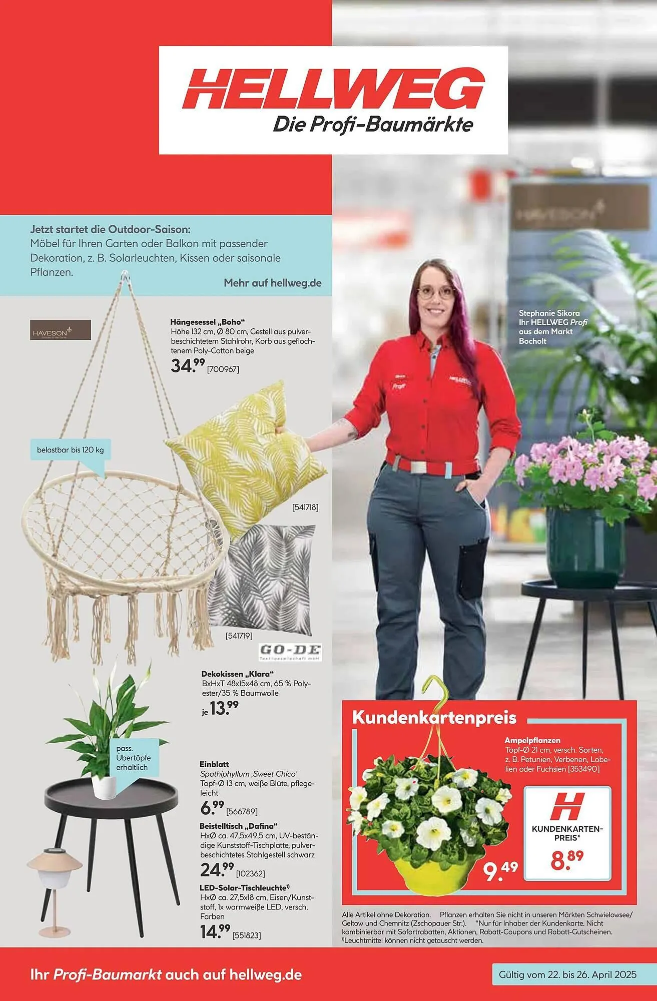 Hellweg Prospekt von 22. April bis 26. April 2025 - Prospekt seite 3