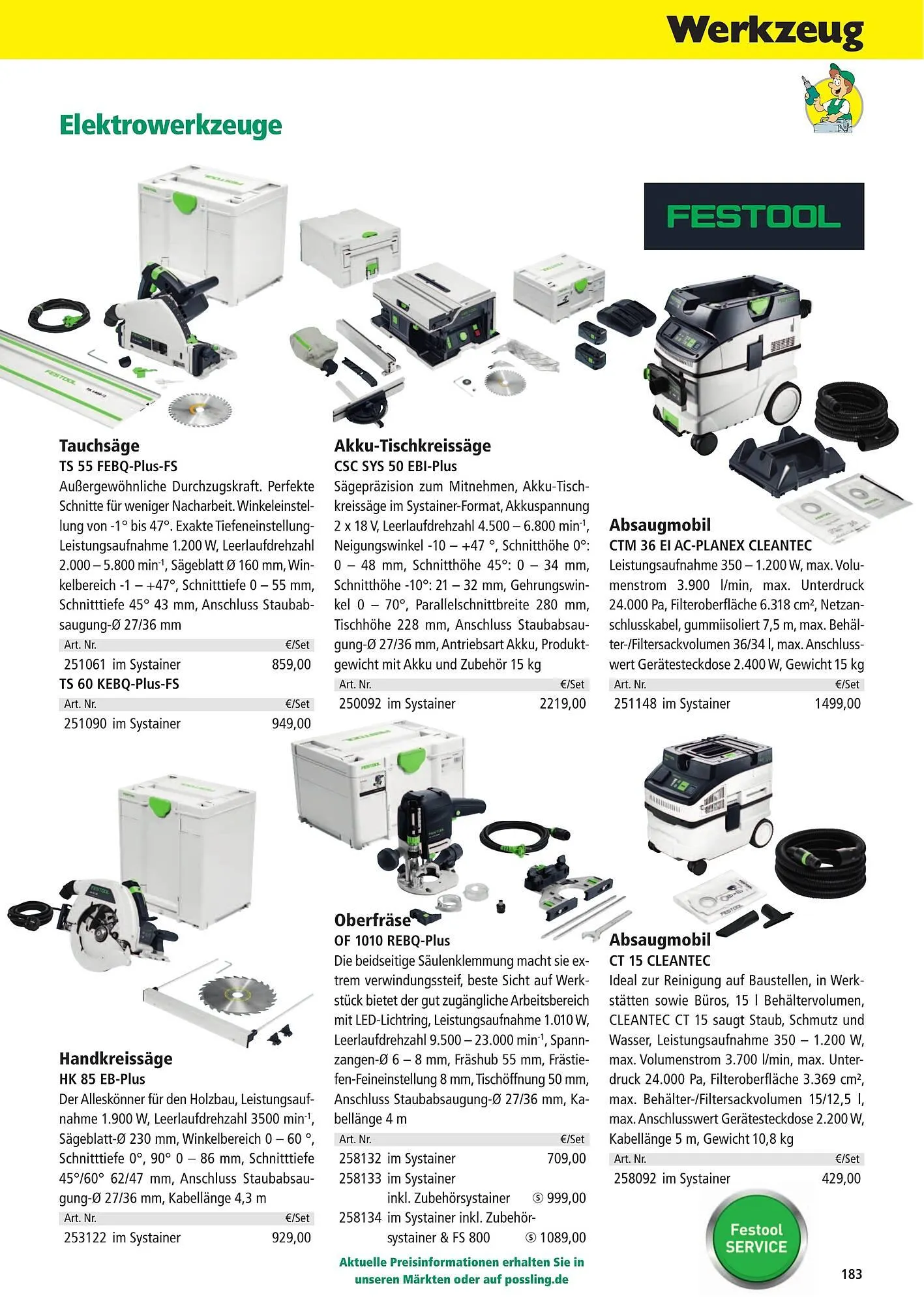 Holz Possling Prospekt von 1. April bis 31. Juli 2026 - Prospekt seite 183