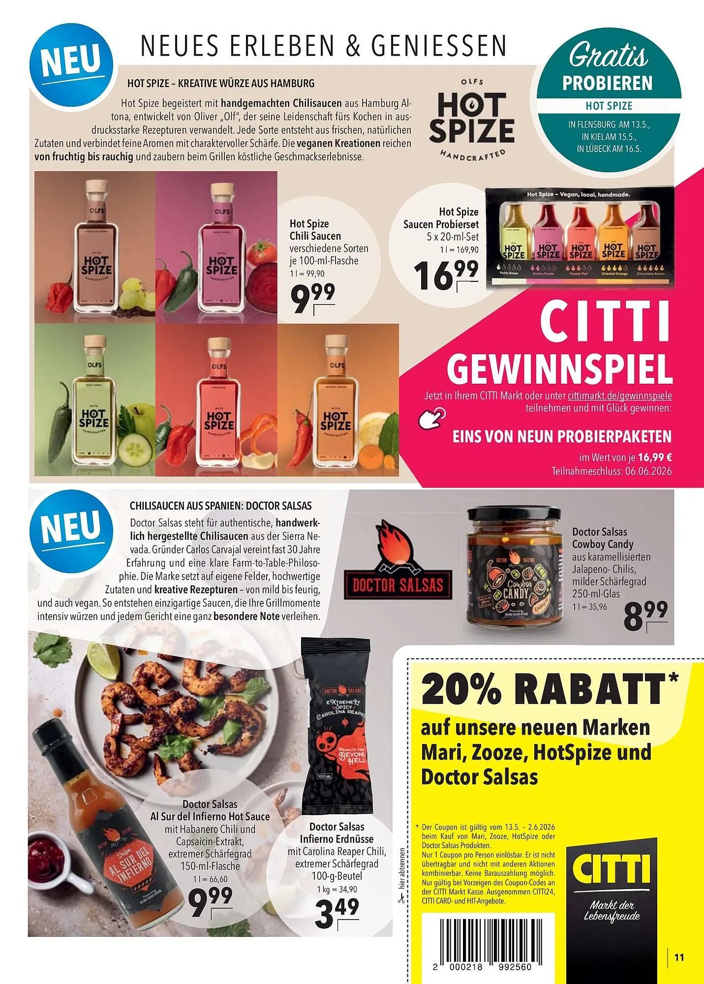 CITTI Markt Prospekt von 13. Mai bis 2. Juni 2026 - Prospekt seite 11