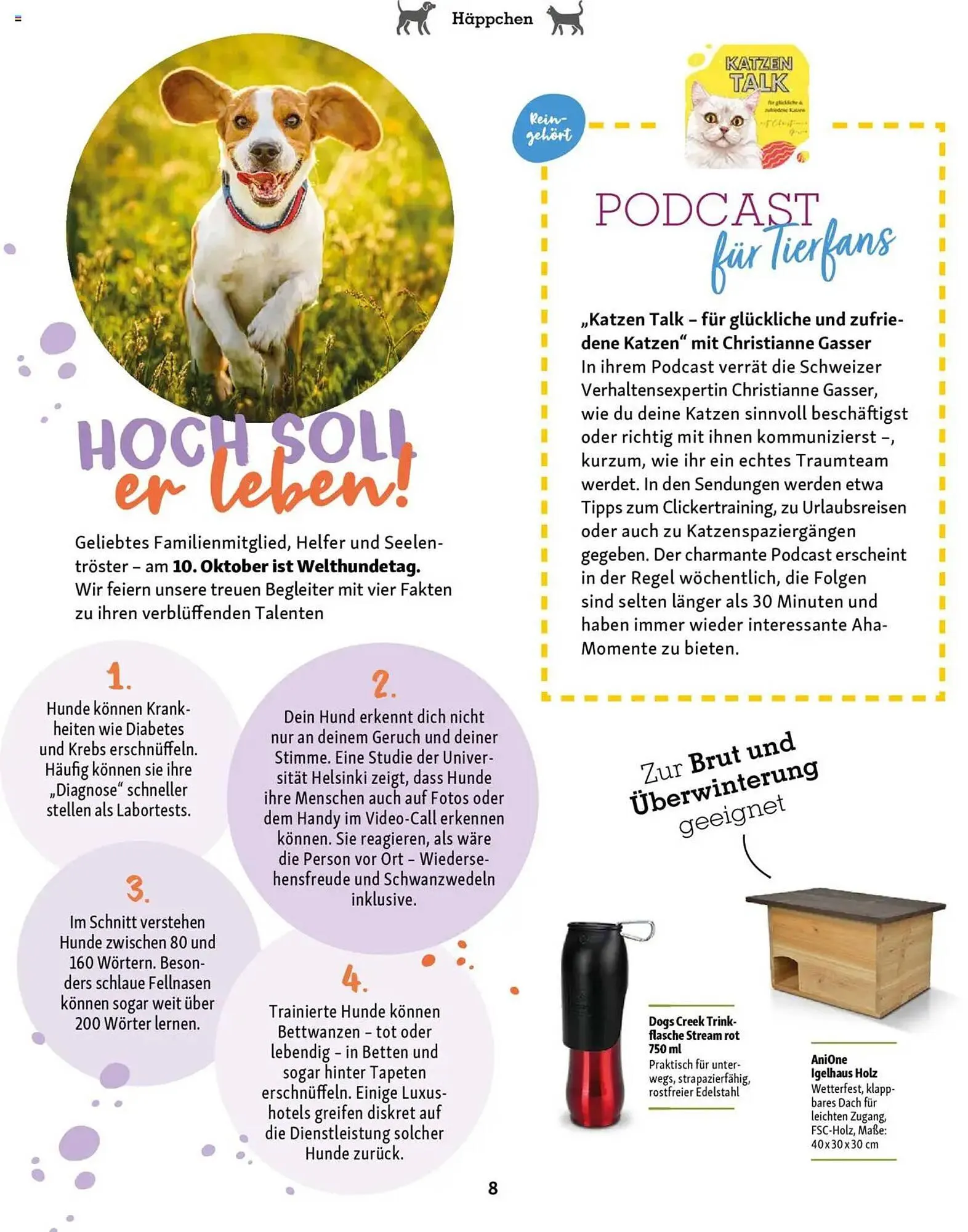 Fressnapf Magazin von 1. September bis 31. Oktober 2025 - Prospekt seite 8