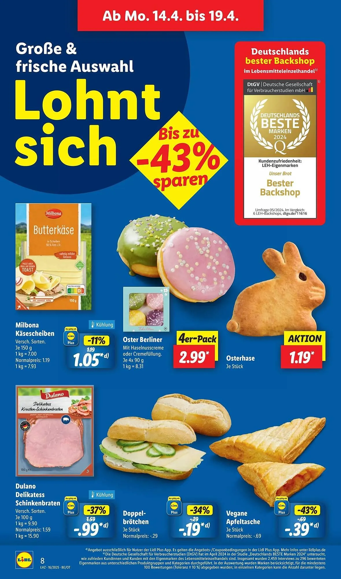 Lidl Prospekt von 14. April bis 20. April 2025 - Prospekt seite 10