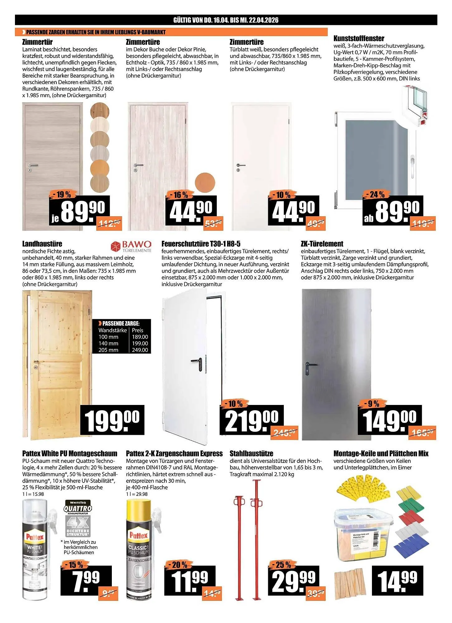 V Baumarkt Prospekt von 16. April bis 23. April 2026 - Prospekt seite 6