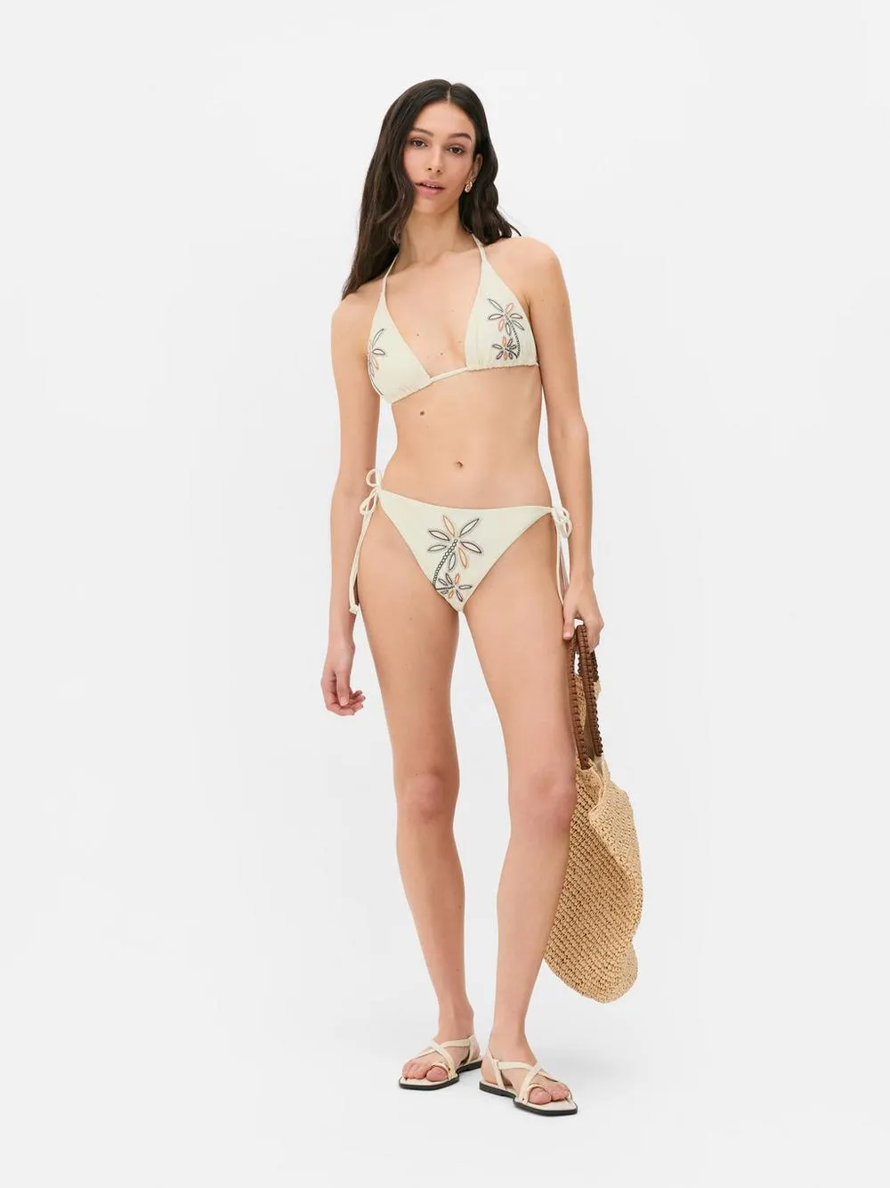 Besticktes „Paula Echevarría“ Bikinitop