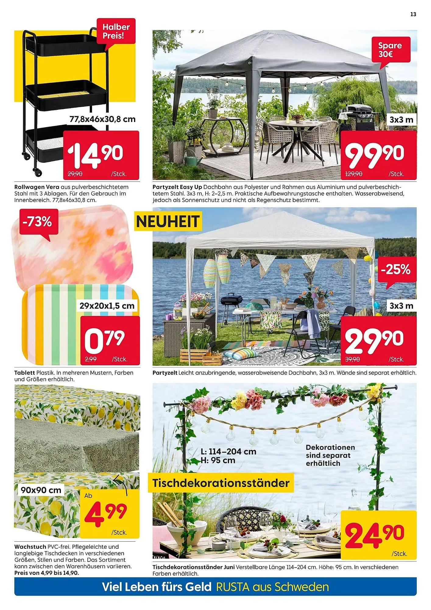 Rusta Prospekt von 10. Mai bis 17. Mai 2025 - Prospekt seite 13