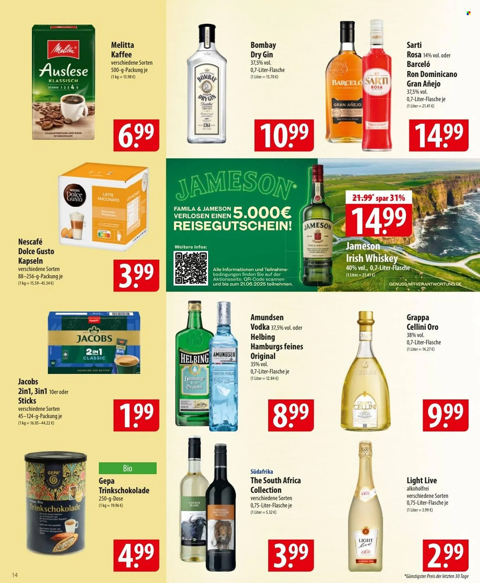 Famila Nord Ost Prospekt von 10. Juni bis 14. Juni 2025 - Prospekt seite 14