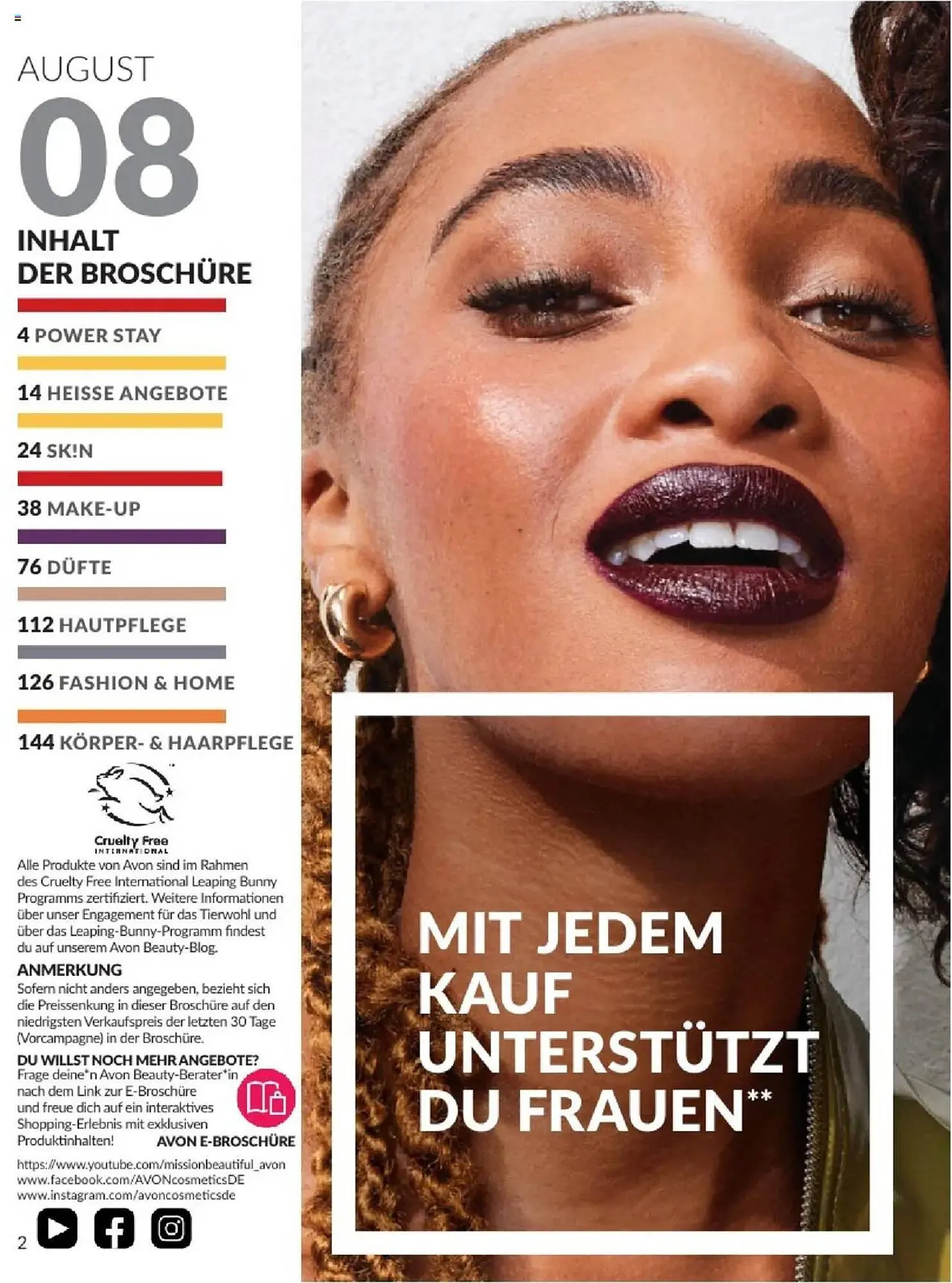 Avon Prospekt von 1. August bis 31. August 2025 - Prospekt seite 4