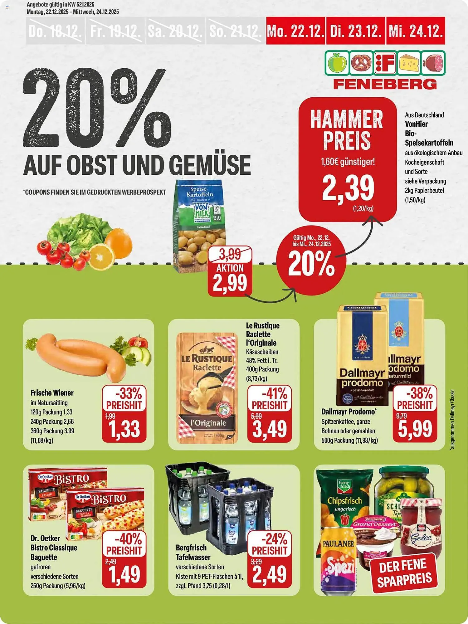 Feneberg Prospekt von 18. Dezember bis 20. Dezember 2025 - Prospekt seite 17