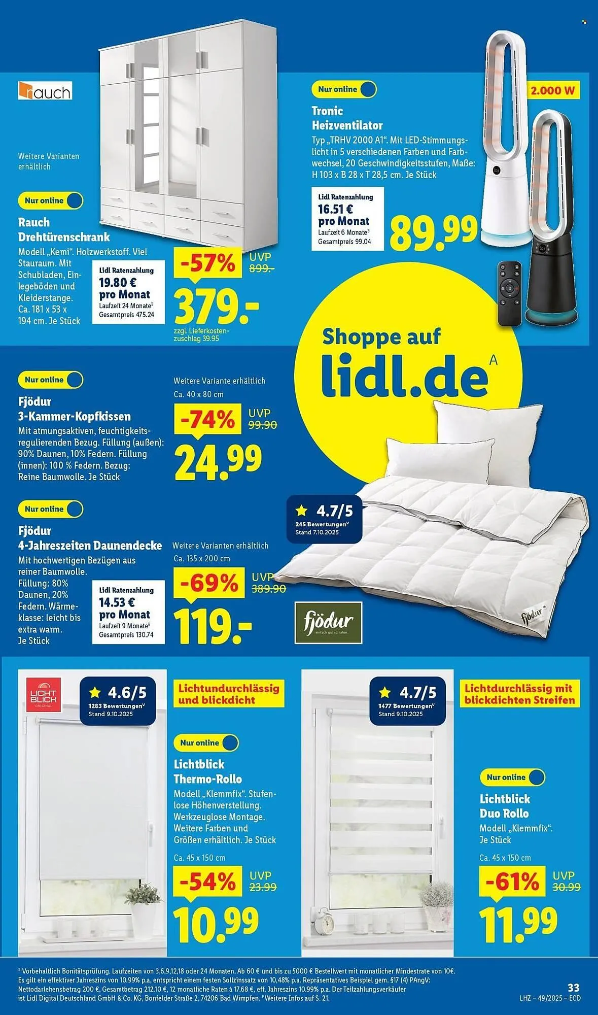 Lidl Prospekt von 1. Dezember bis 6. Dezember 2025 - Prospekt seite 23