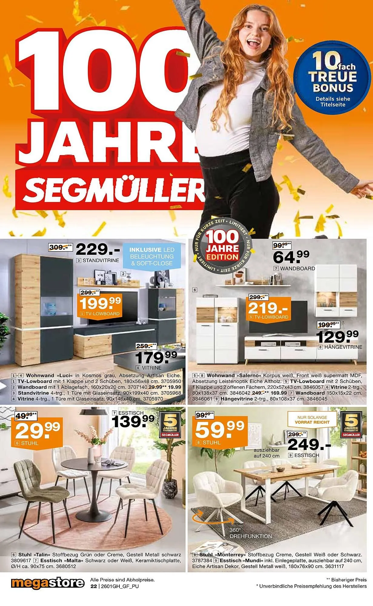 Segmüller Prospekt von 24. Dezember bis 10. Januar 2026 - Prospekt seite 38