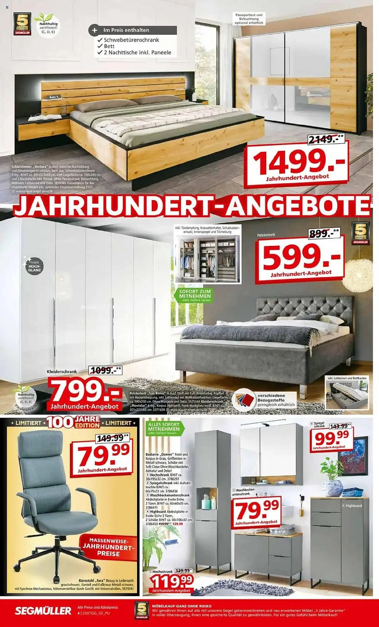 Segmüller Prospekt von 20. Juli bis 26. Juli 2025 - Prospekt seite 4