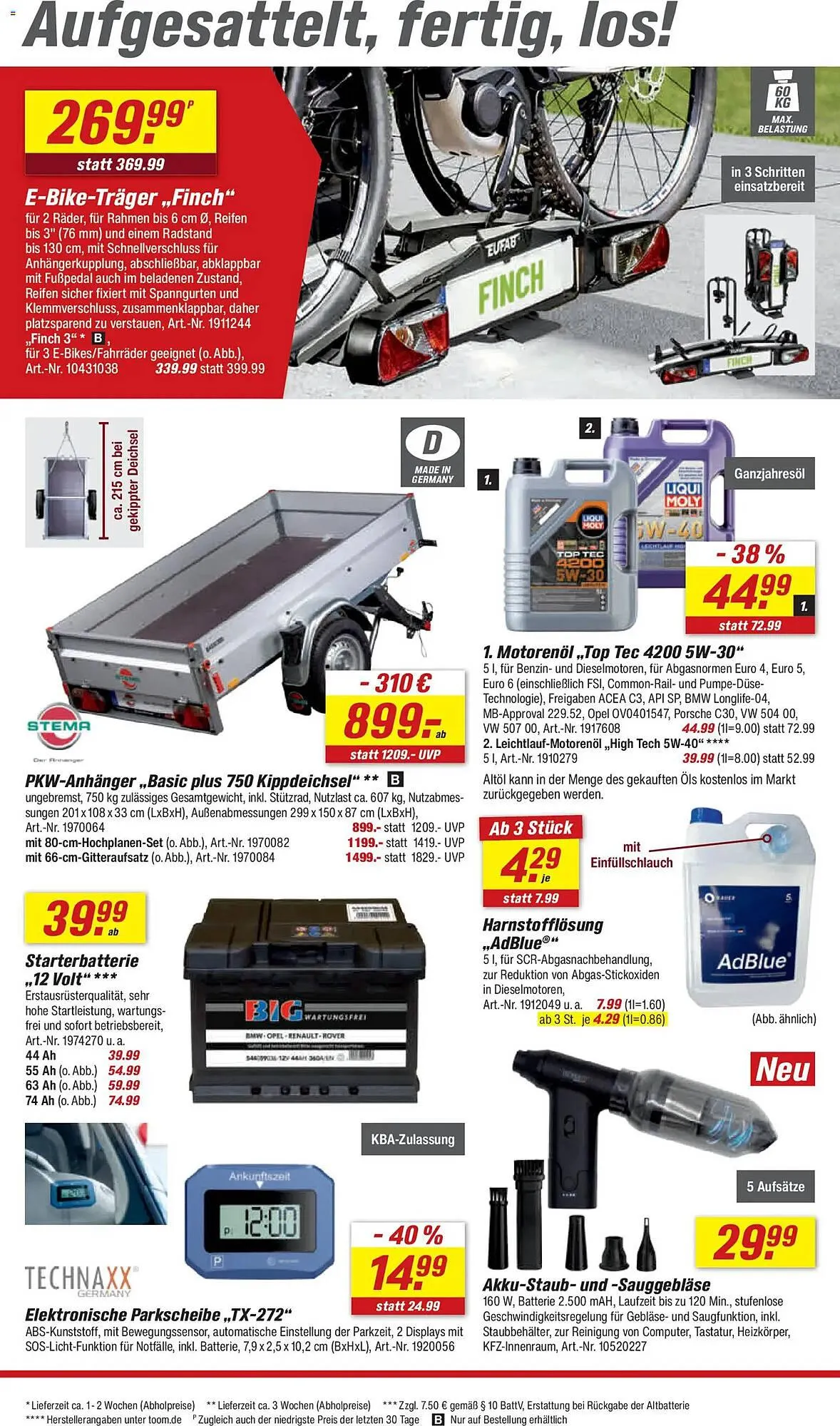 Toom Baumarkt Prospekt von 21. März bis 27. März 2026 - Prospekt seite 16