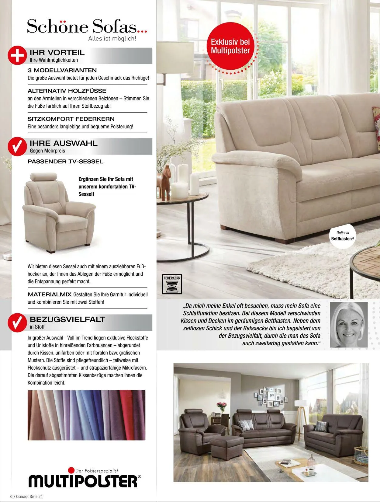 Multipolster Aktueller Prospekt von 2. Juni bis 16. Juni 2025 - Prospekt seite 24