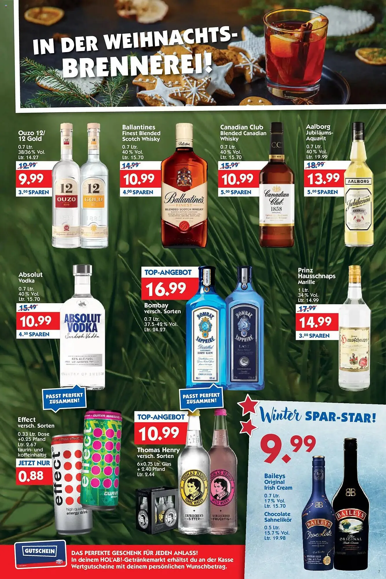 Hol'ab Getränkemarkt Prospekt von 15. Dezember bis 20. Dezember 2025 - Prospekt seite 7