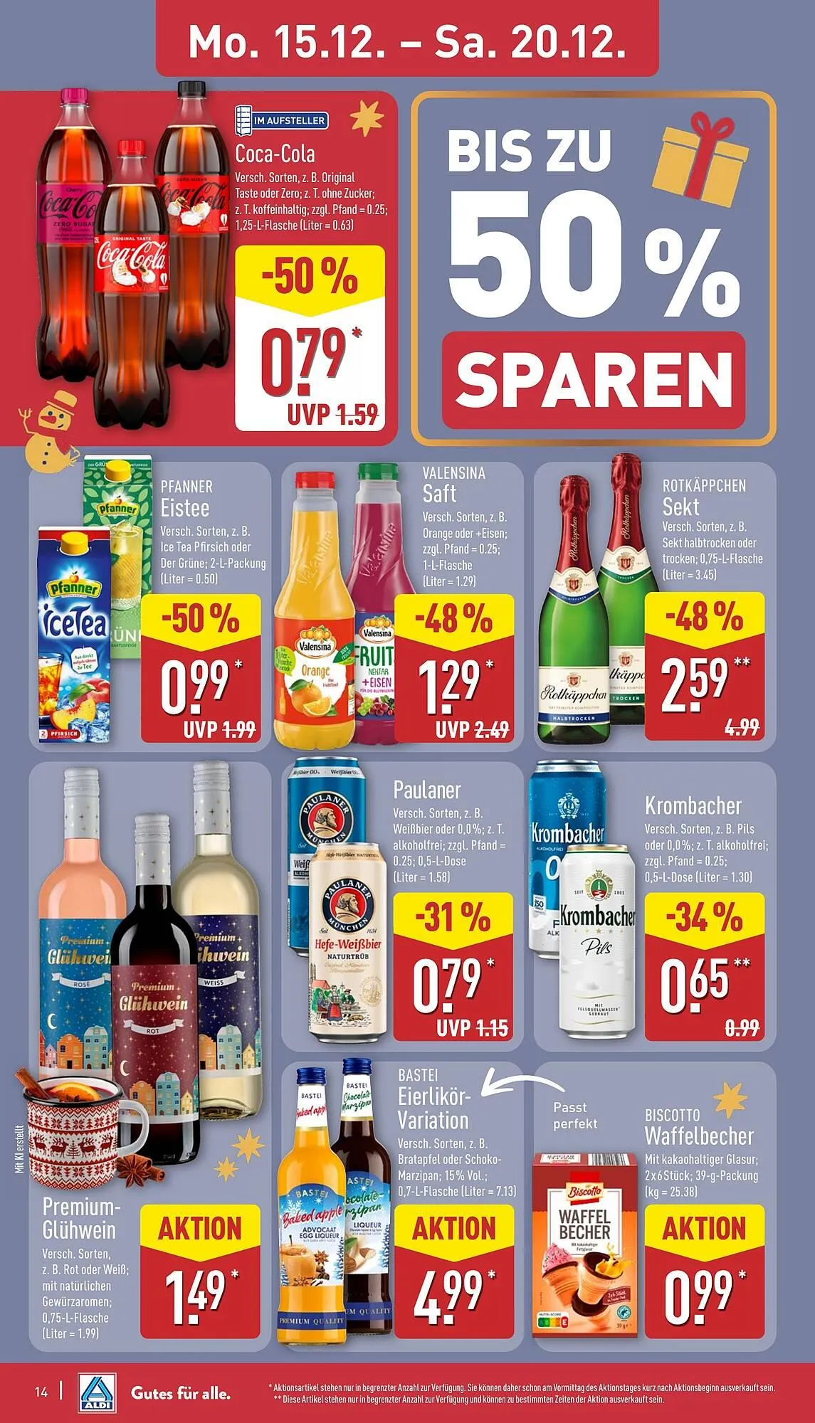 Aldi Nord Prospekt von 15. Dezember bis 20. Dezember 2025 - Prospekt seite 15