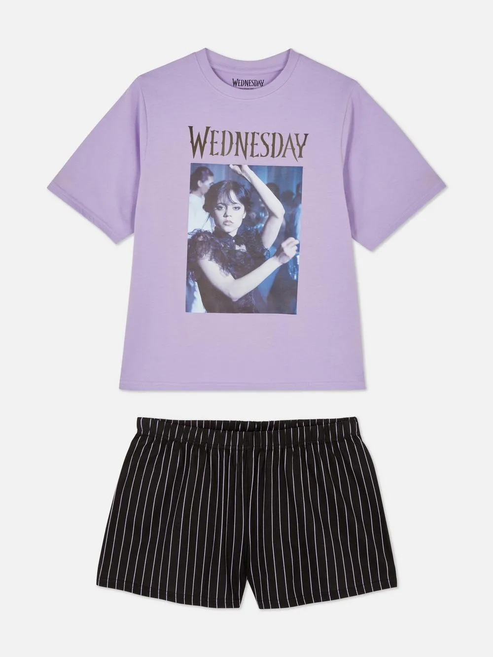 Kurzer „Wednesday“ Schlafanzug