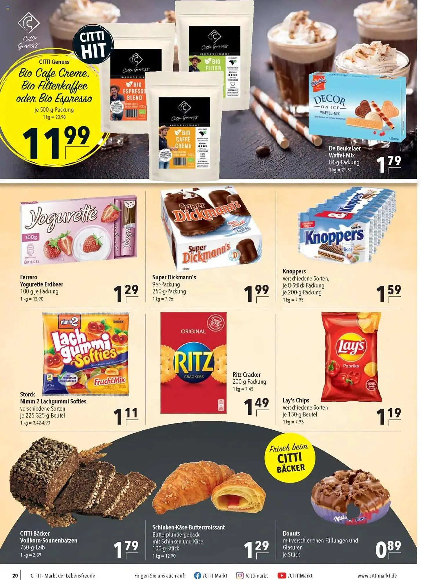 CITTI Markt Prospekt von 30. Juli bis 5. August 2025 - Prospekt seite 22