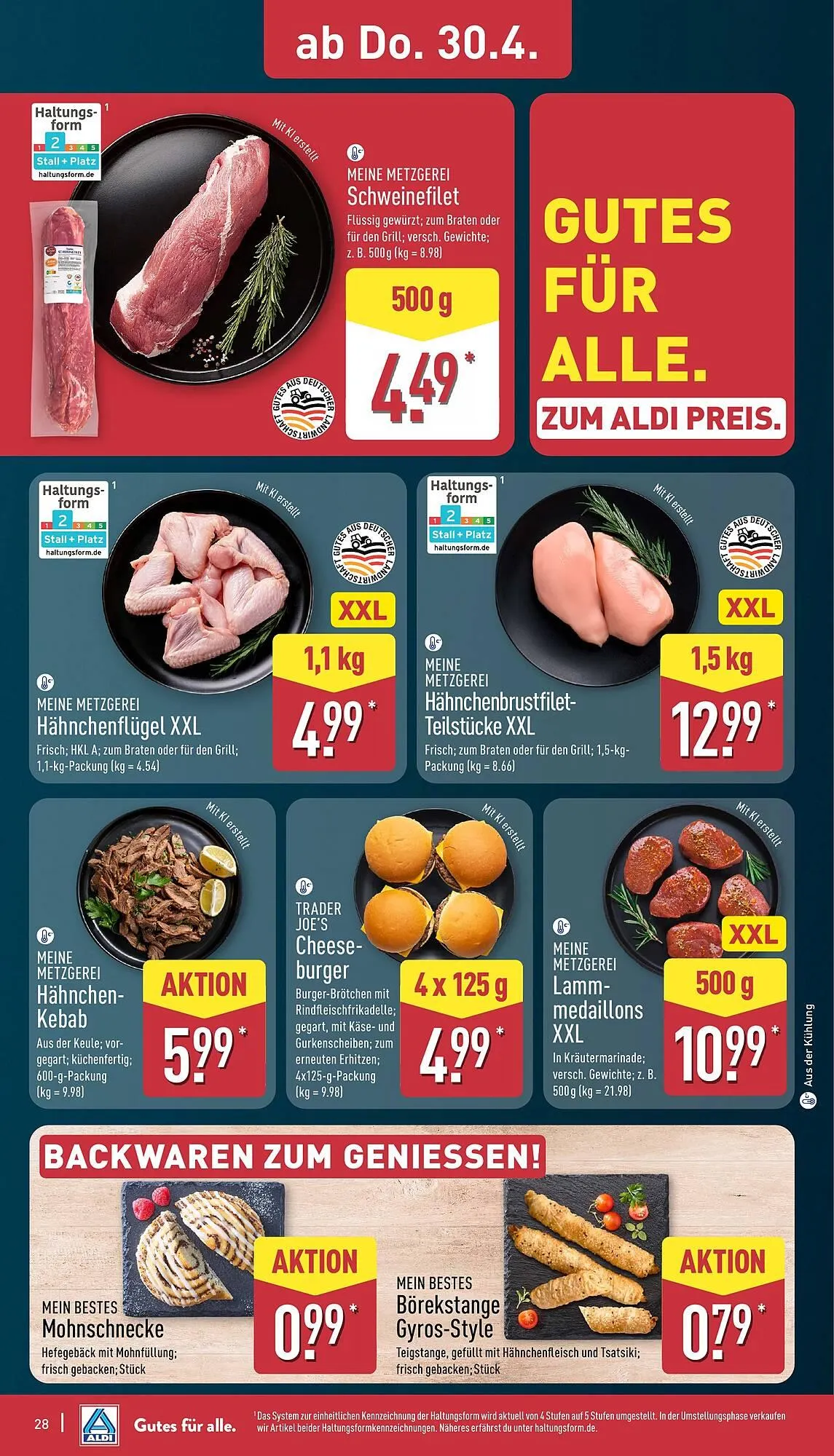 Aldi Nord Prospekt von 27. April bis 2. Mai 2026 - Prospekt seite 28