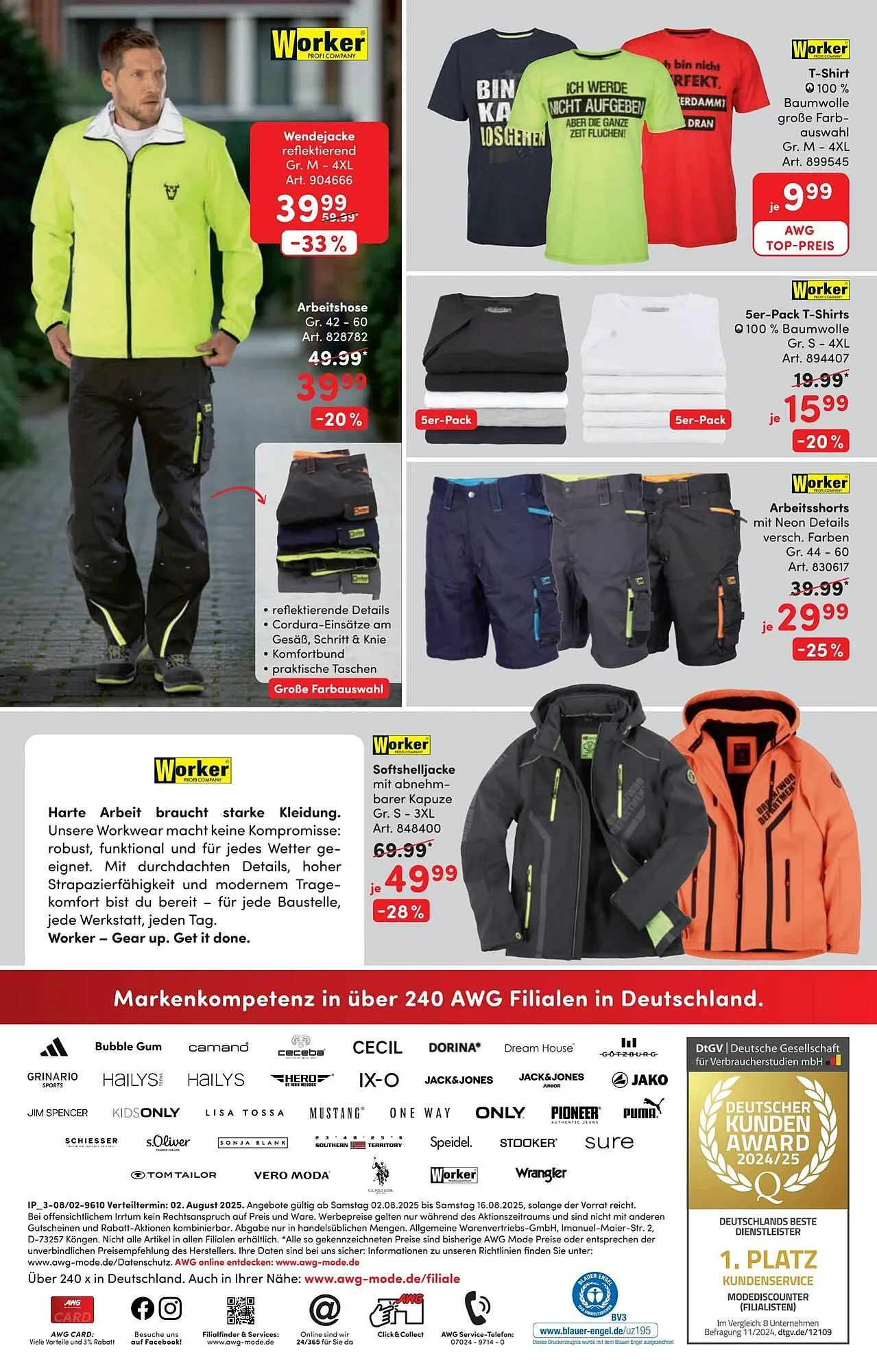 AWG Mode Prospekt von 2. August bis 17. August 2025 - Prospekt seite 16