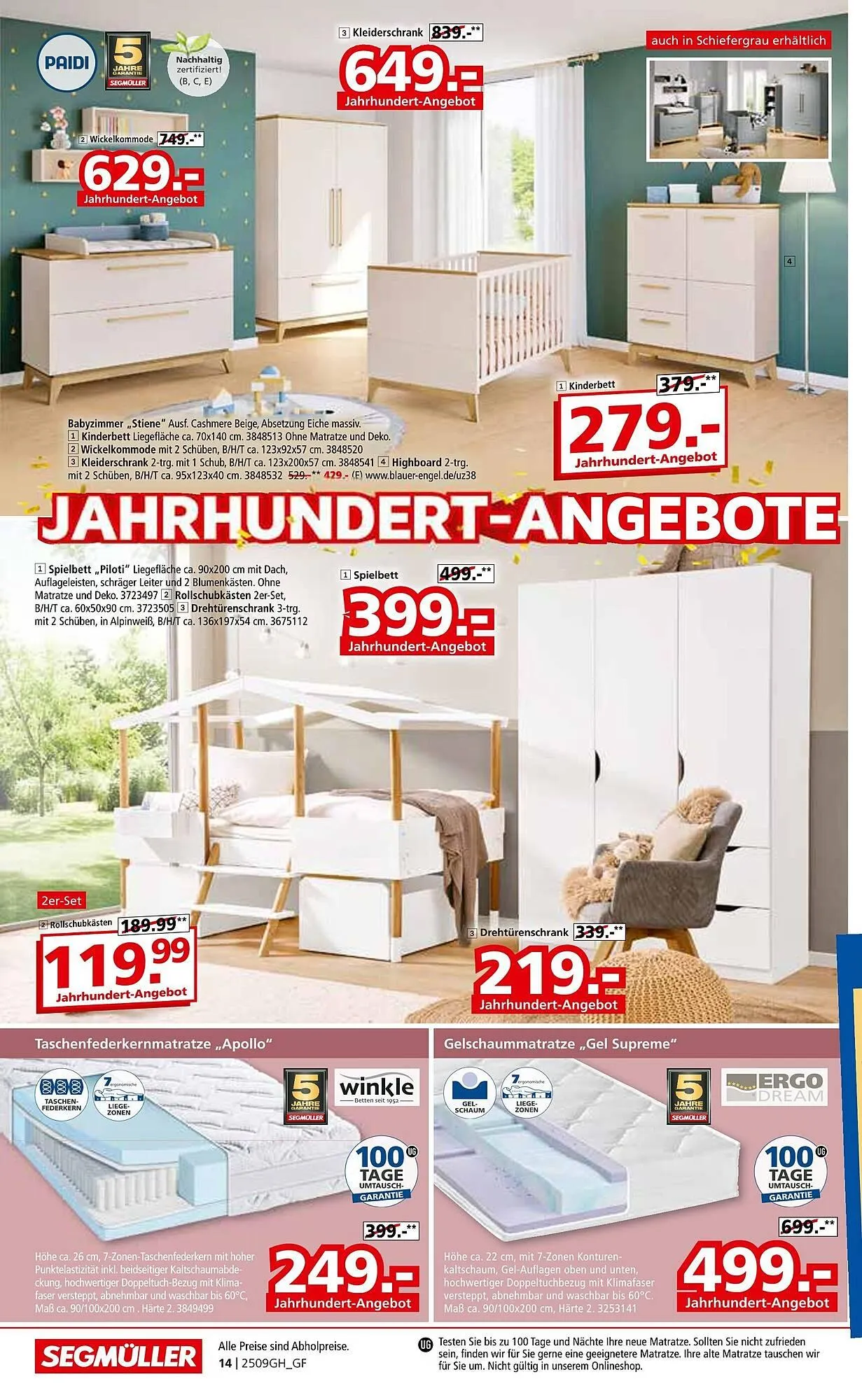 Segmüller Prospekt von 13. September bis 4. Oktober 2025 - Prospekt seite 22