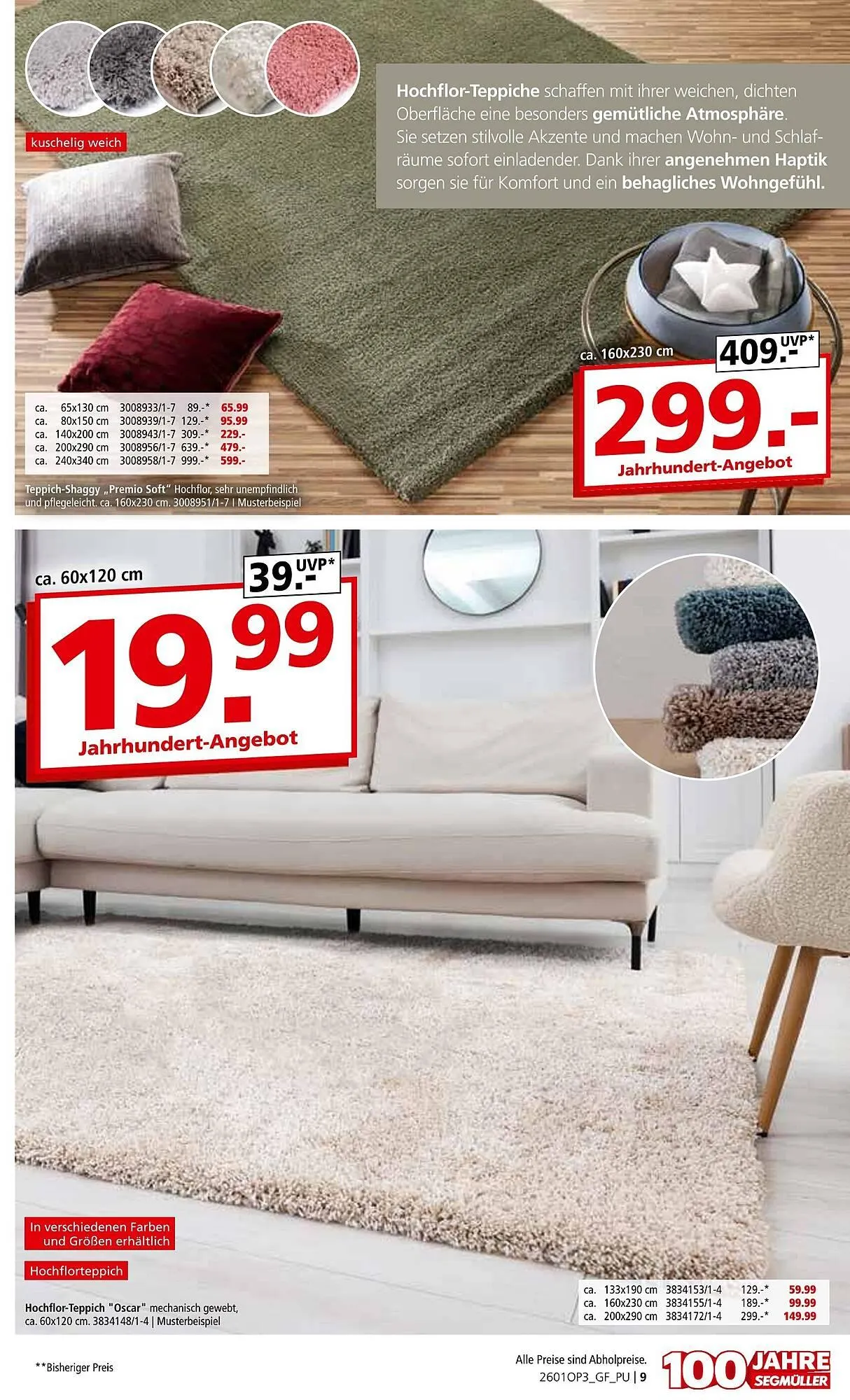 Segmüller Prospekt von 29. Dezember bis 29. März 2026 - Prospekt seite 9