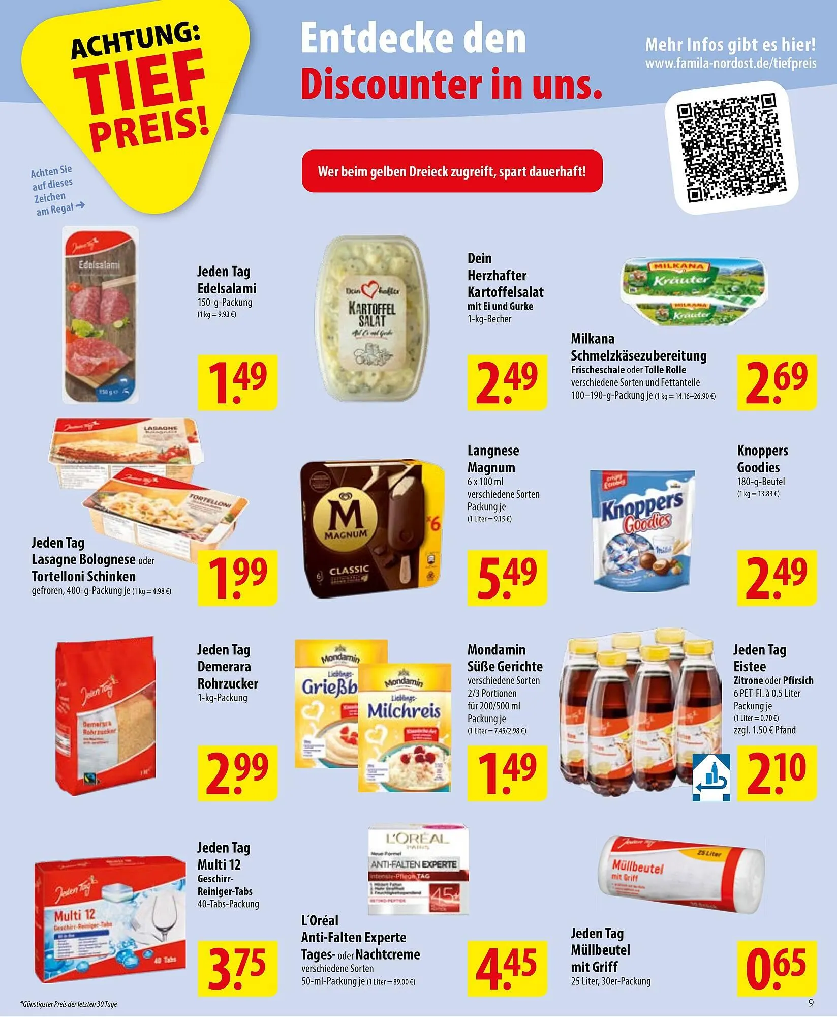 Famila Nord Ost Prospekt von 4. Mai bis 9. Mai 2026 - Prospekt seite 9