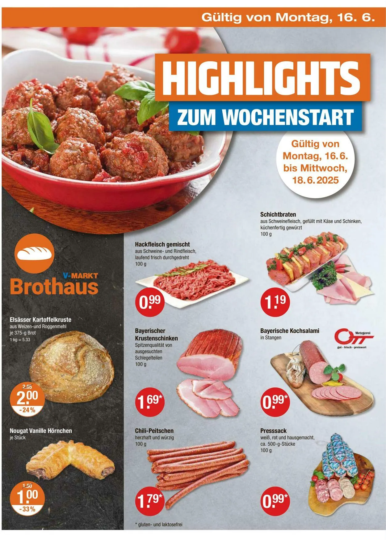 V-Markt Aktueller Prospekt von 12. Juni bis 18. Juni 2025 - Prospekt seite 22