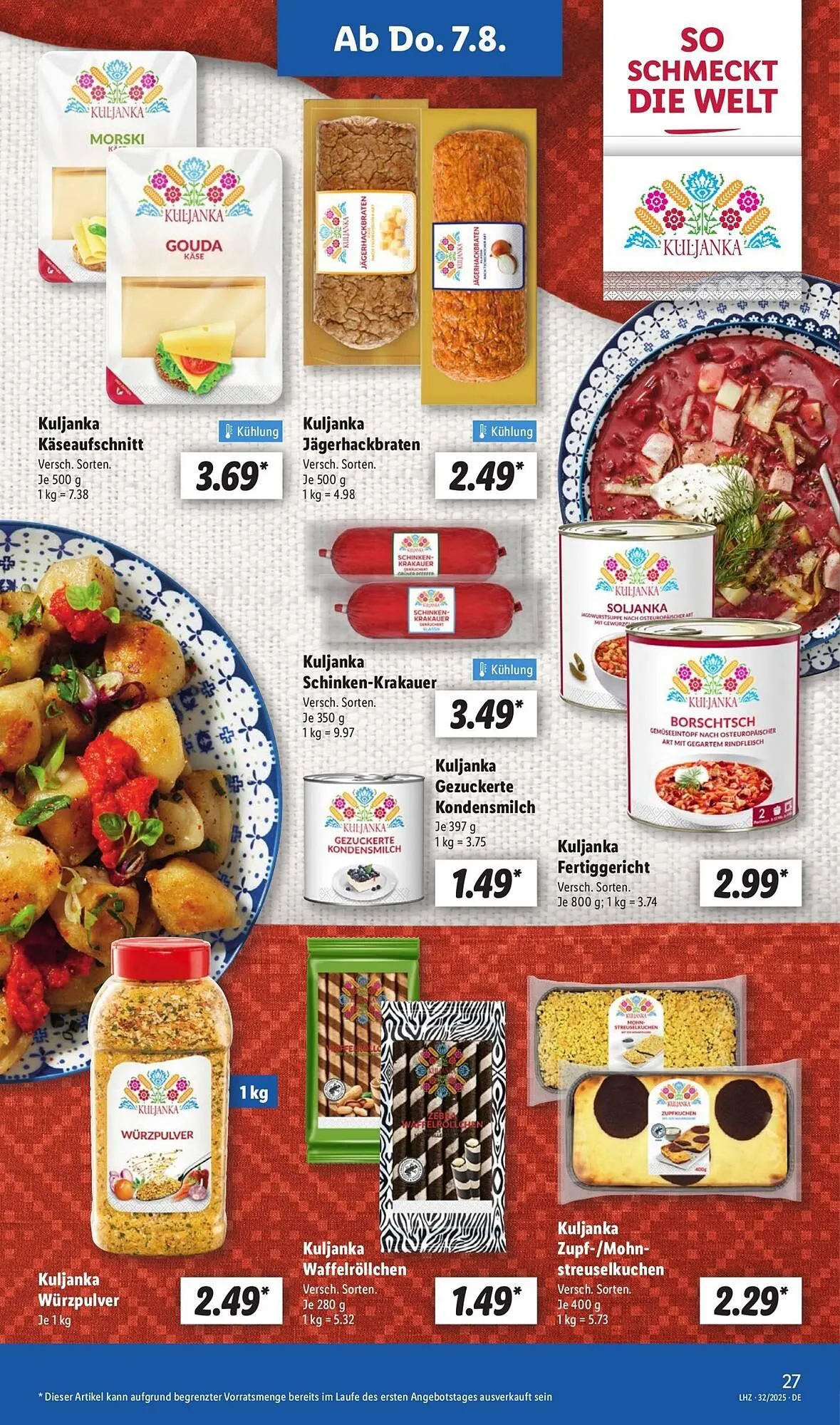 Lidl Prospekt von 4. August bis 10. August 2025 - Prospekt seite 43
