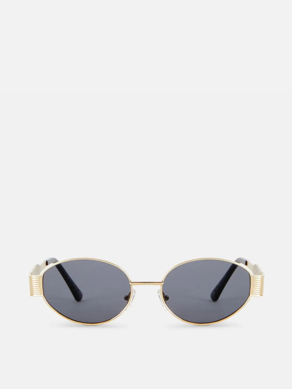Metal Frame Oval Sunglasses