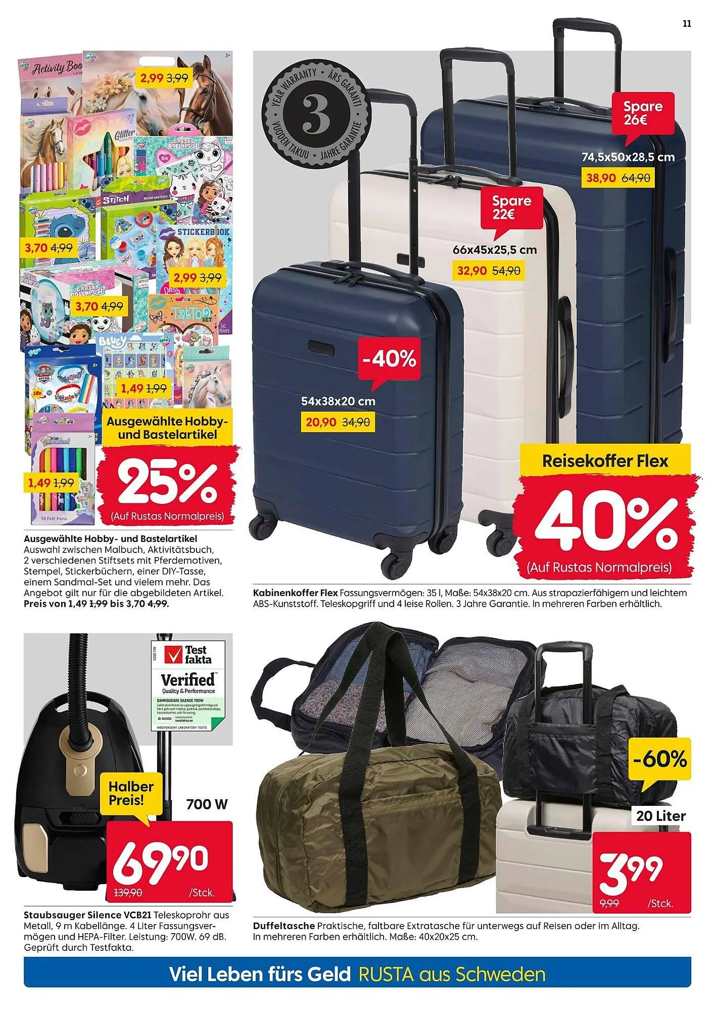 Rusta Prospekt von 24. Januar bis 30. Januar 2026 - Prospekt seite 11