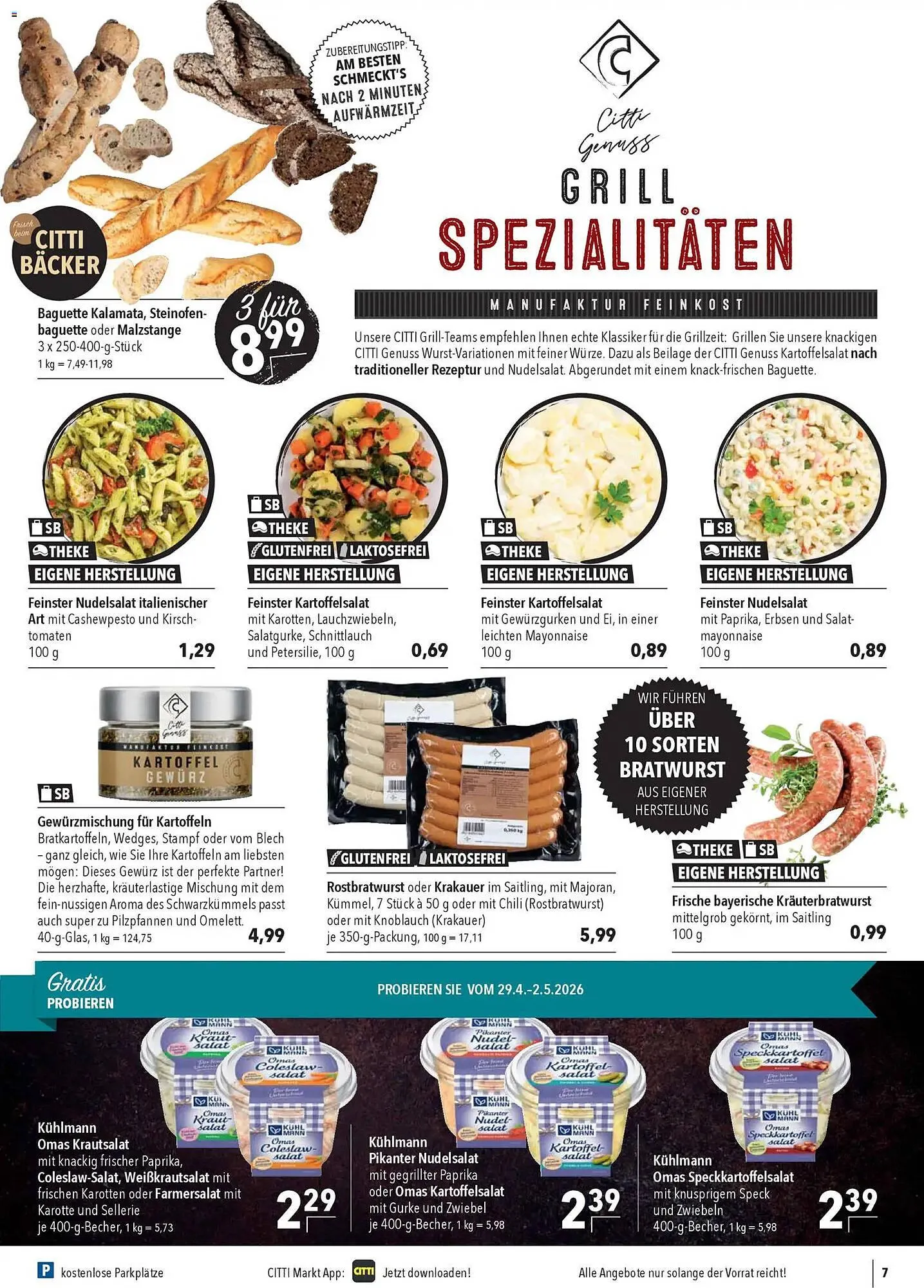 CITTI Markt Prospekt von 29. April bis 12. Mai 2026 - Prospekt seite 7