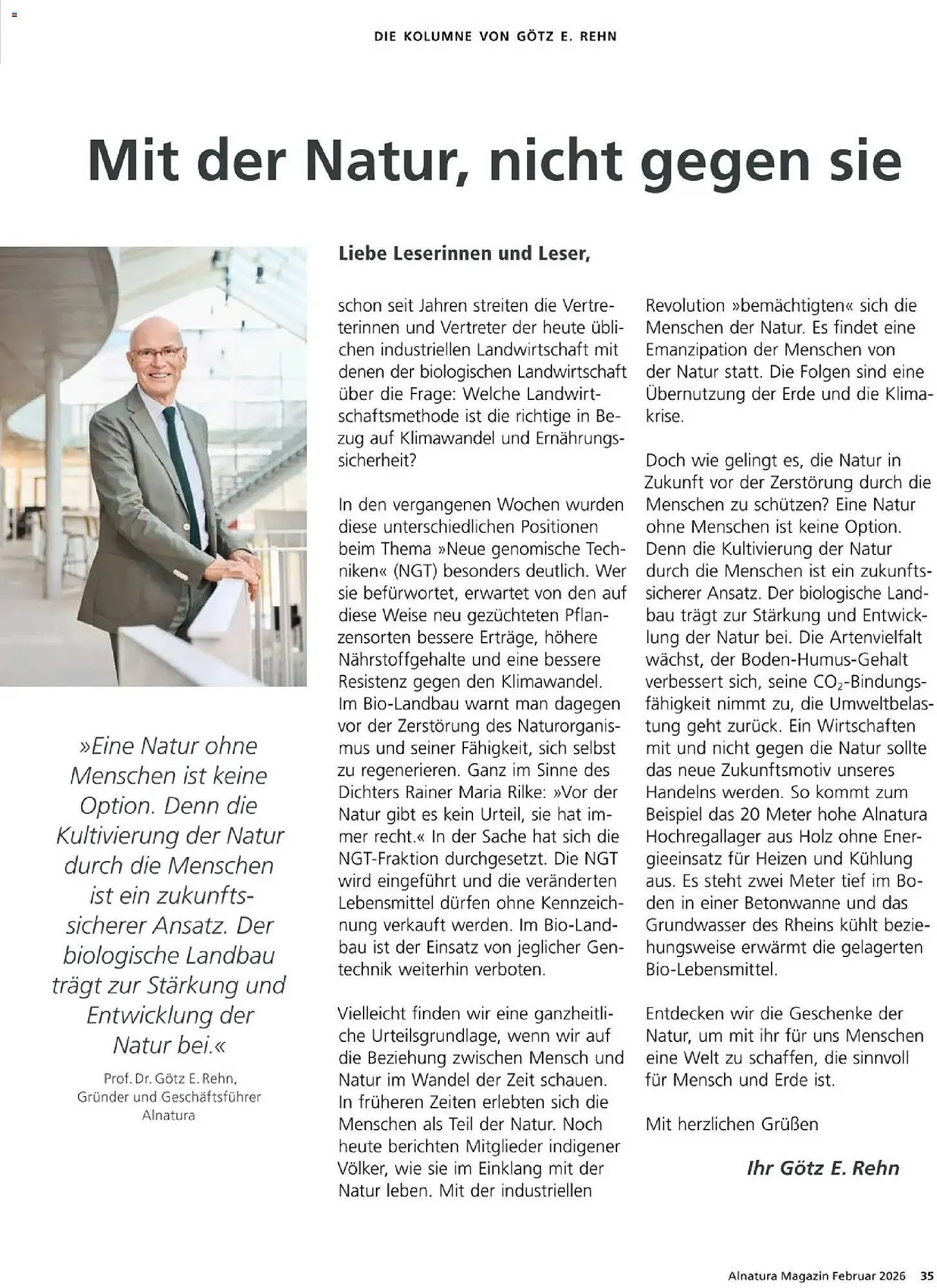 Alnatura Prospekt von 1. Februar bis 28. Februar 2026 - Prospekt seite 35