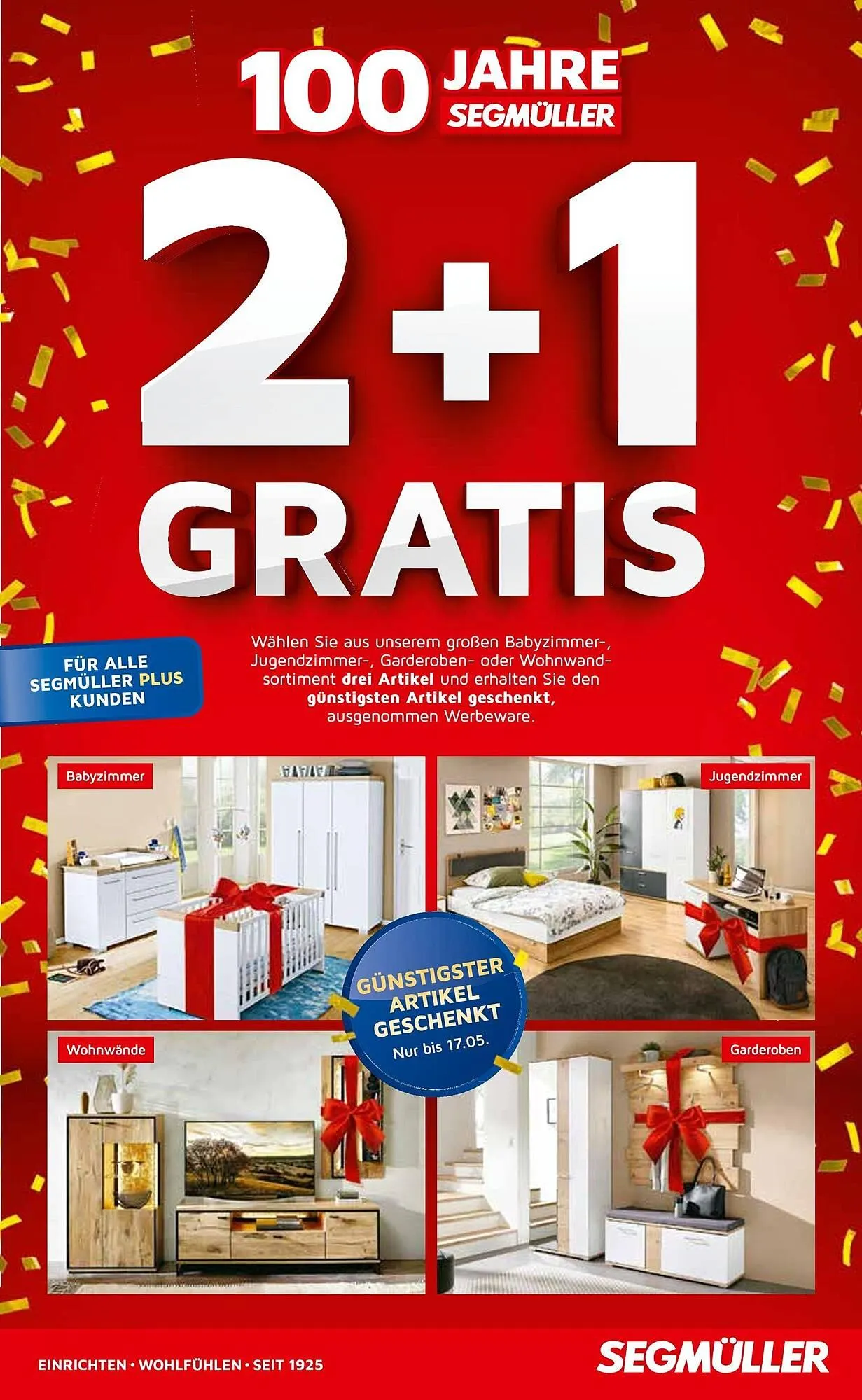 Segmüller Prospekt von 19. April bis 10. Mai 2025 - Prospekt seite 1