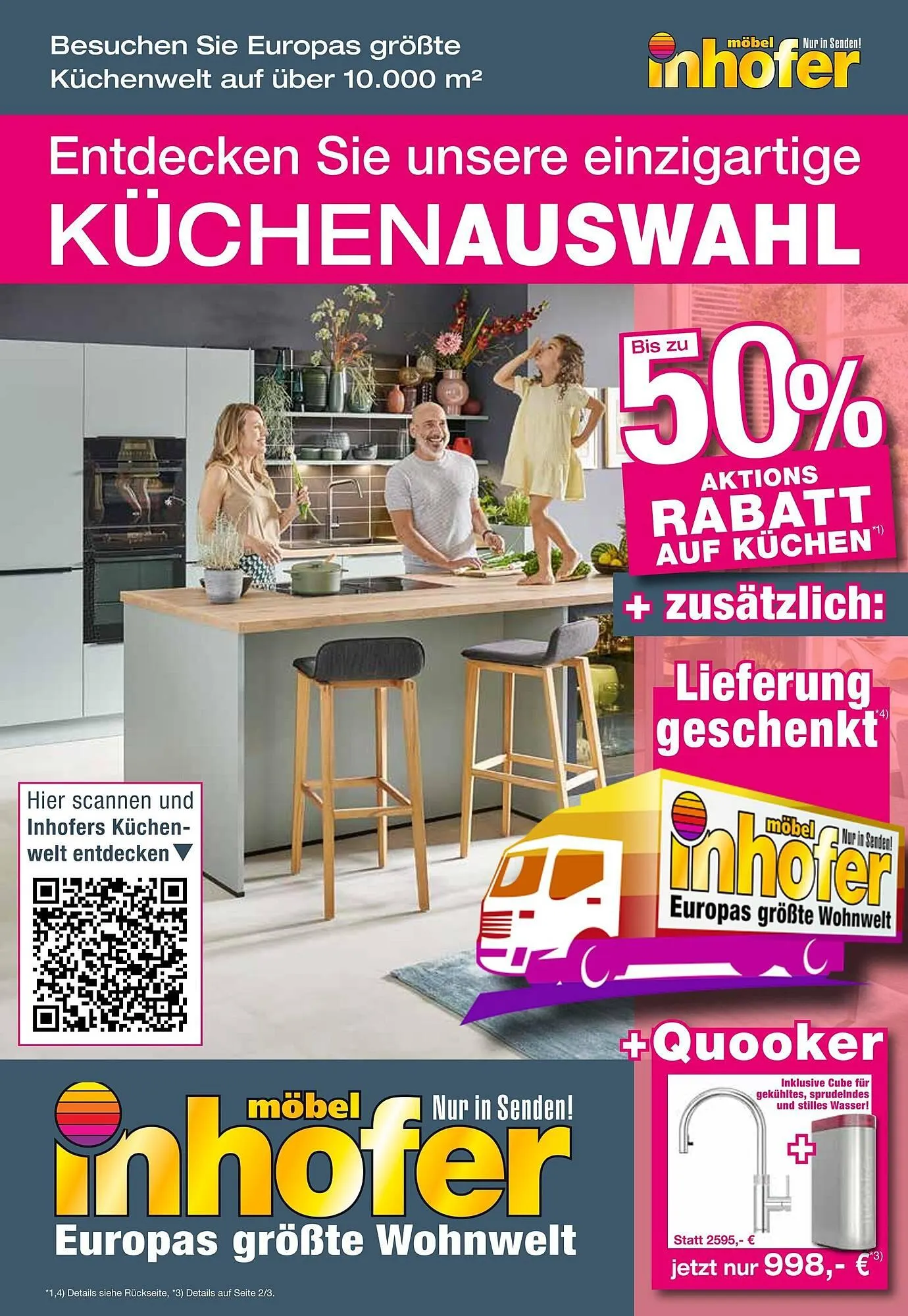 Möbel Inhofer Prospekt von 2. Mai bis 7. Juni 2025 - Prospekt seite 1