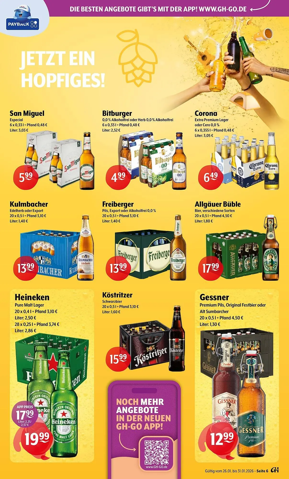 Getränke Hoffmann Prospekt von 26. Januar bis 31. Januar 2026 - Prospekt seite 6