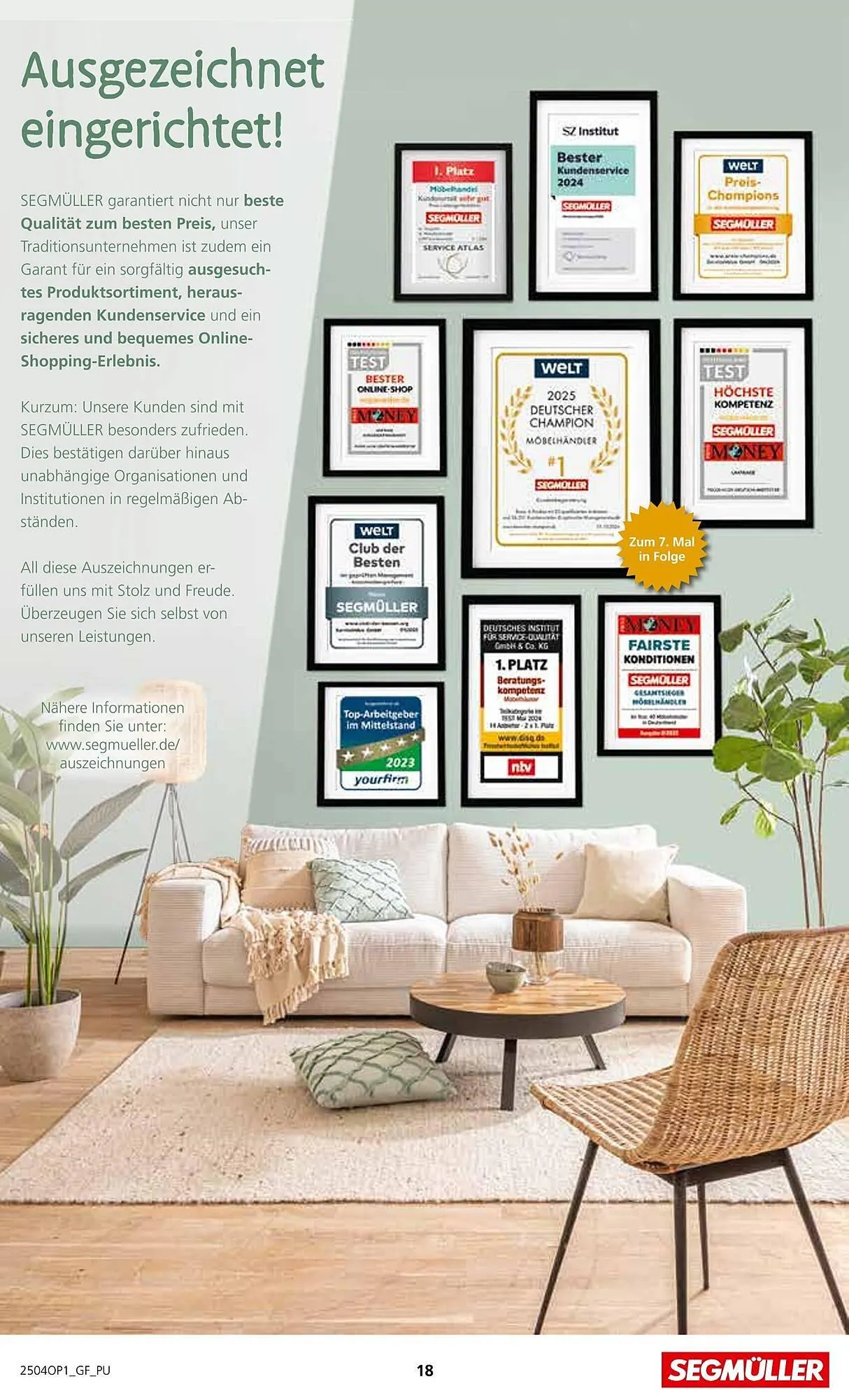 Segmüller Prospekt von 1. April bis 28. Juni 2025 - Prospekt seite 18
